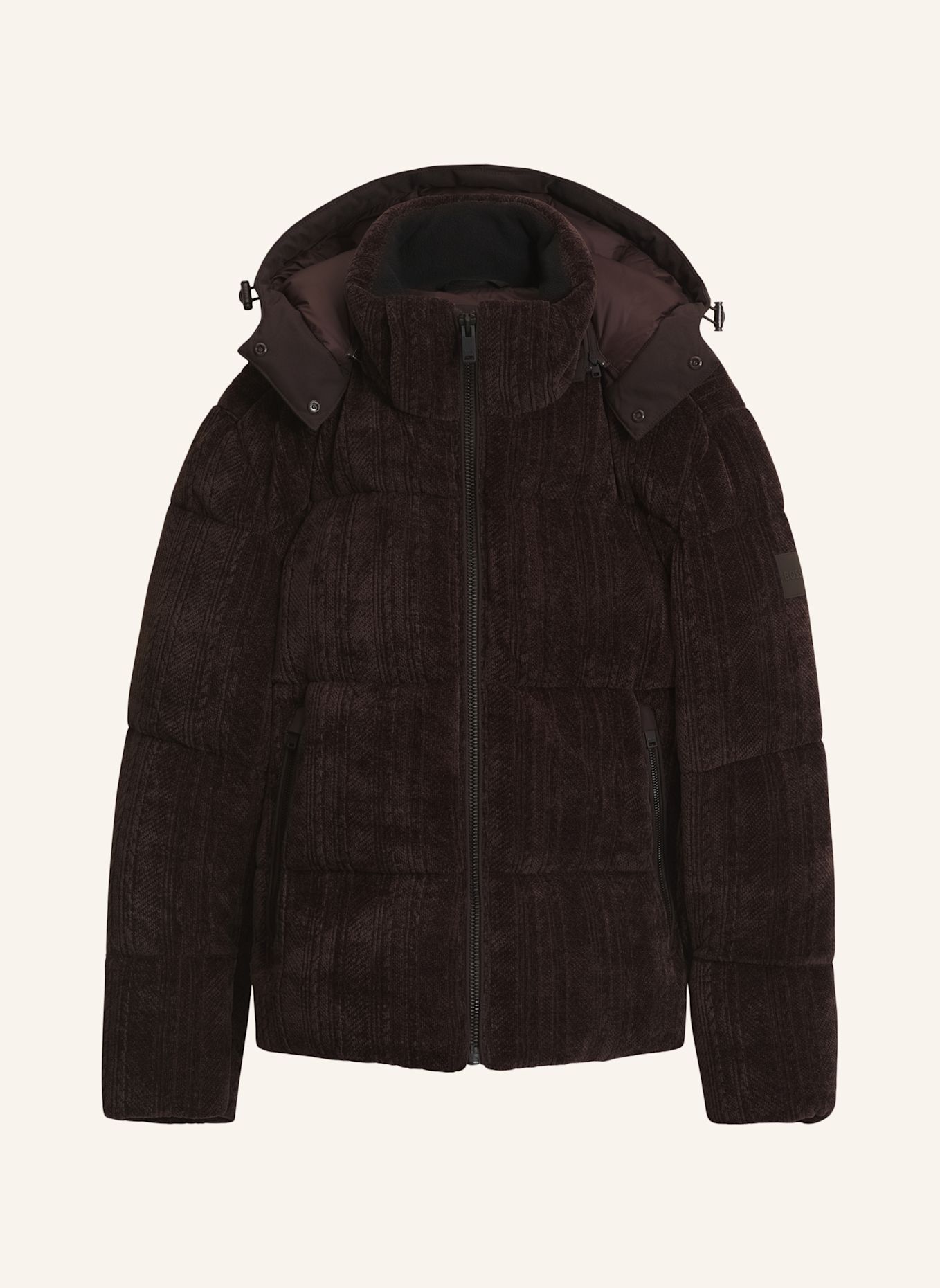 BOSS Jacke OFROST Relaxed Fit: DUNKELBRAUN