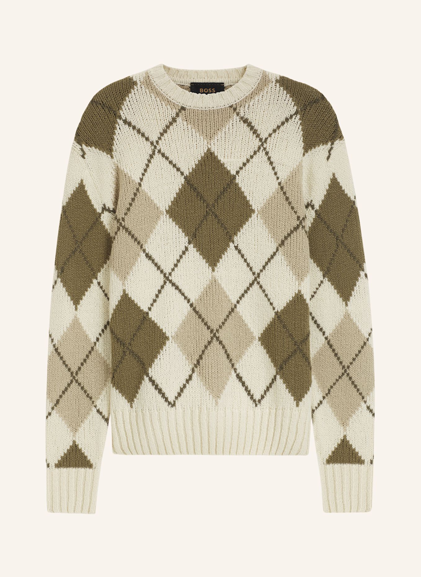 BOSS Pullover L-FICO Regular Fit: WEISS