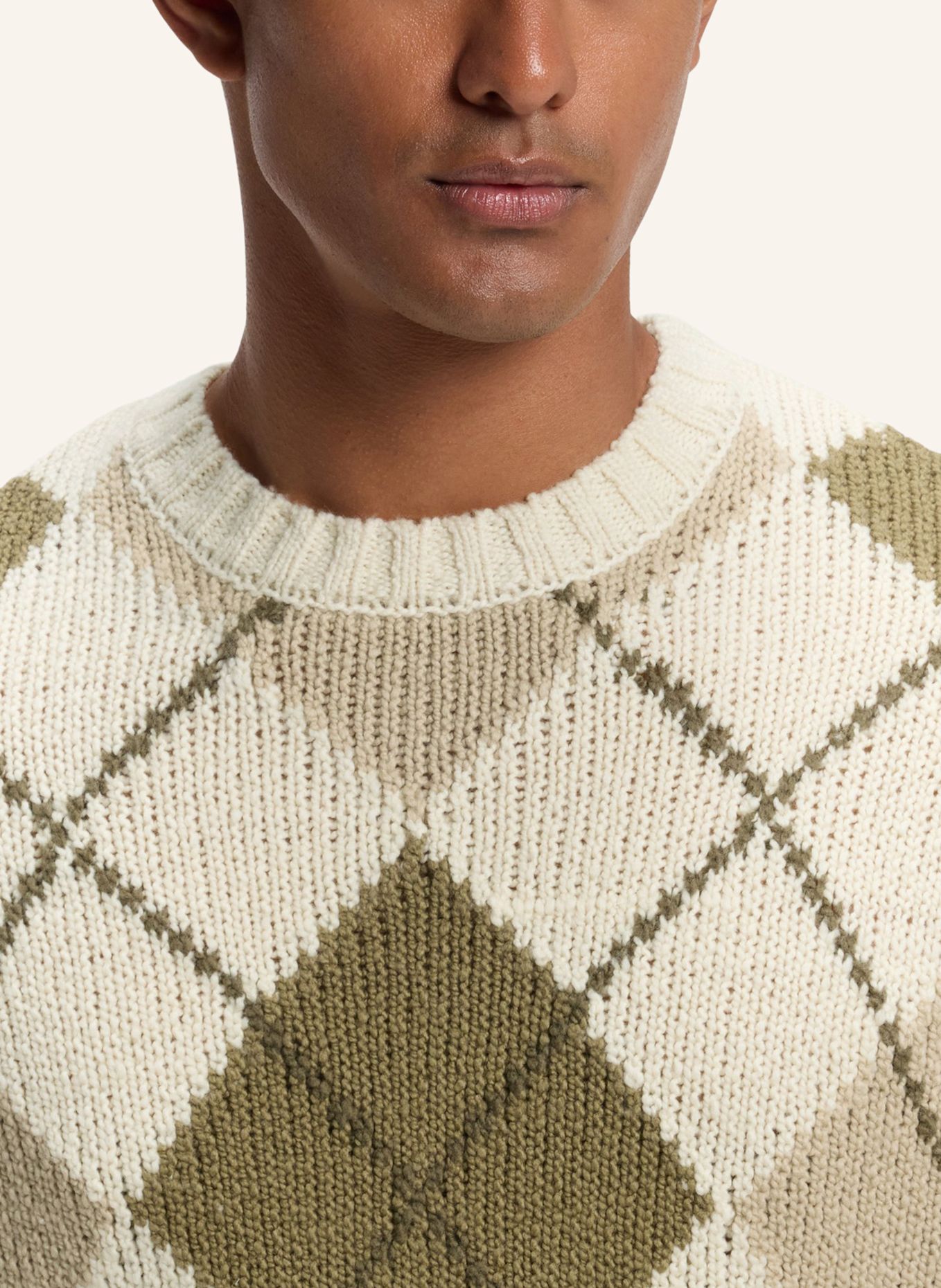 BOSS Pullover L-FICO Regular Fit: WEISS