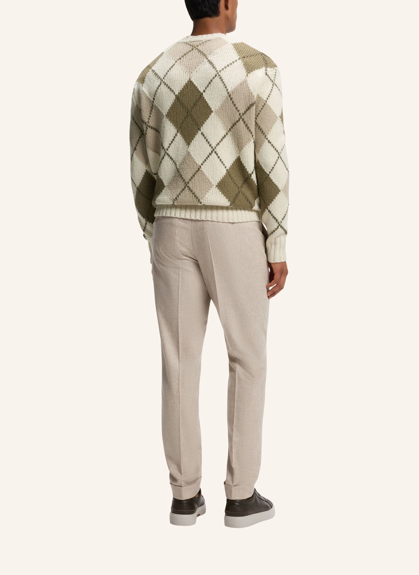 BOSS Pullover L-FICO Regular Fit: WEISS