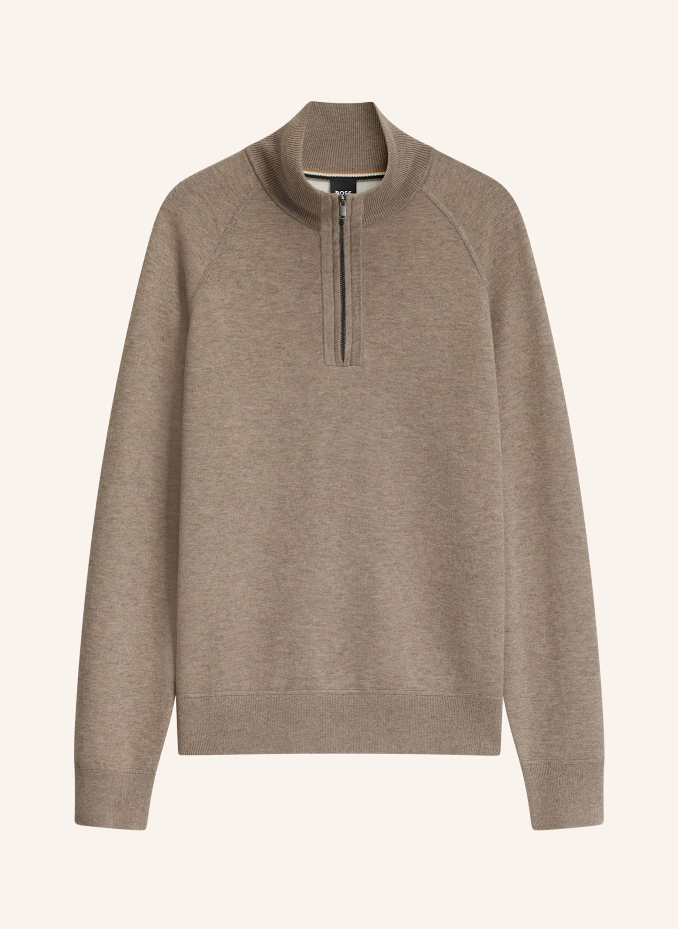 BOSS Pullover H-FABIO Regular Fit: BRAUN