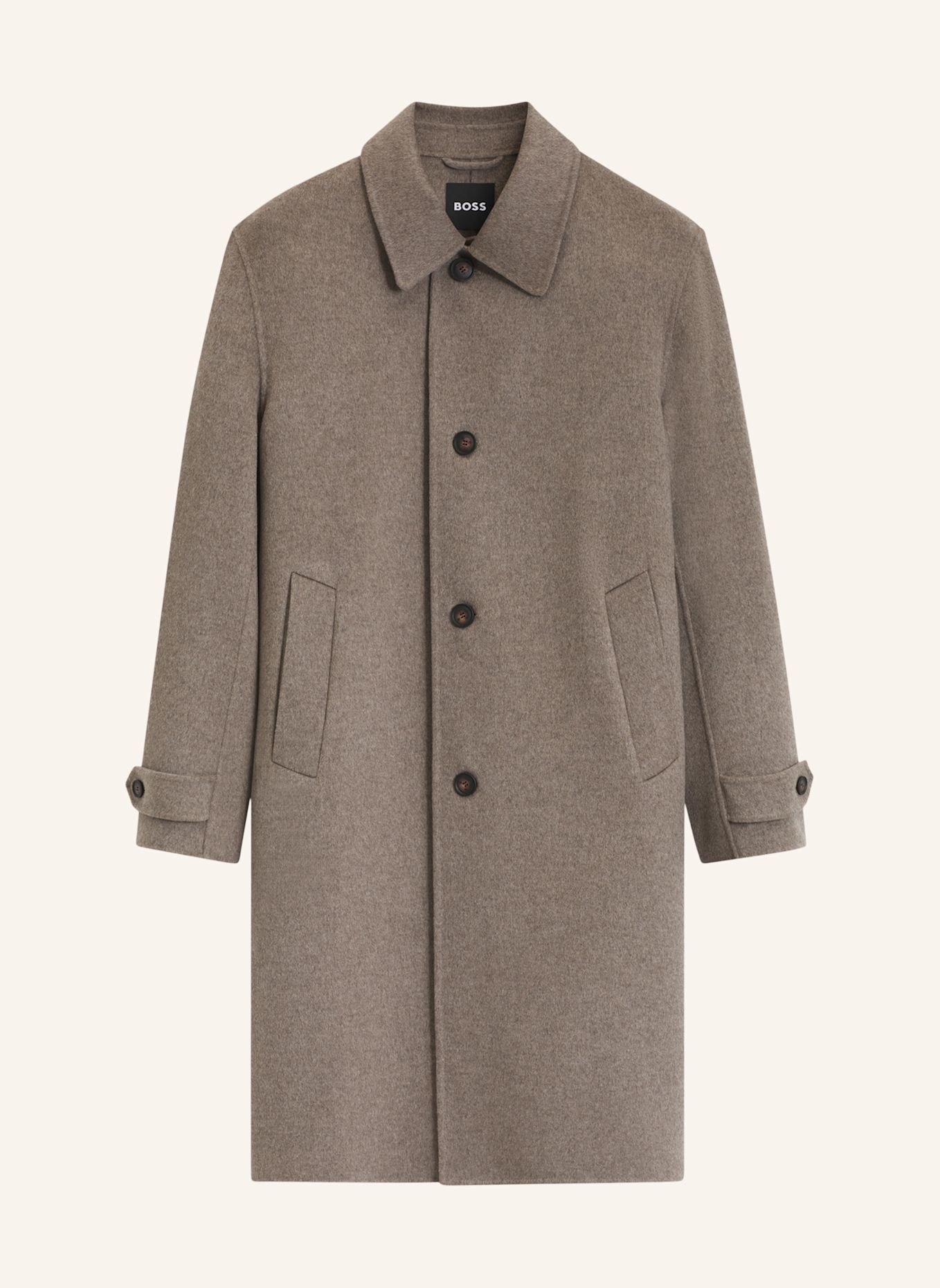 BOSS Mantel C-CLARK-DF-264F Relaxed Fit: BRAUN