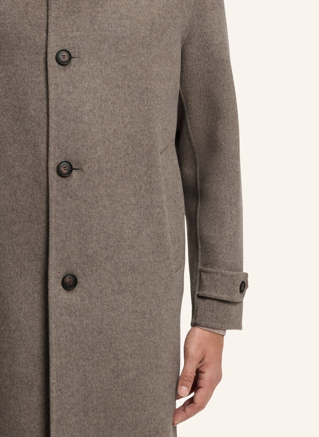 BOSS Mantel C-CLARK-DF-264F Relaxed Fit: BRAUN