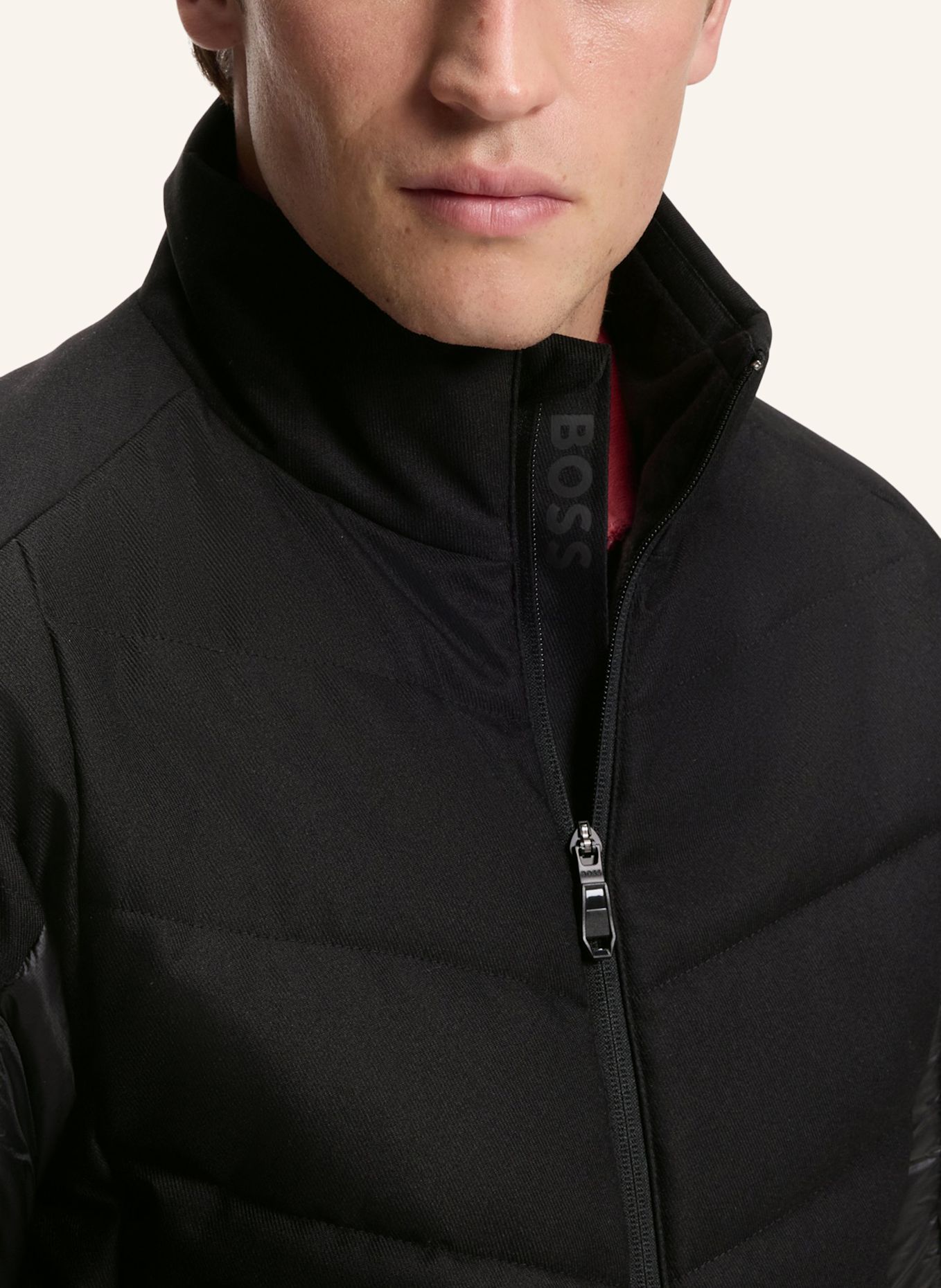 BOSS Jacke OW_TRANSIT JT Regular Fit: SCHWARZ