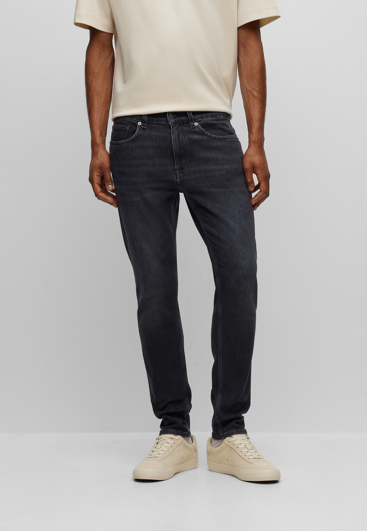 BOSS Jeans DELANO Slim Fit, Farbe: SCHWARZ (Bild 5)