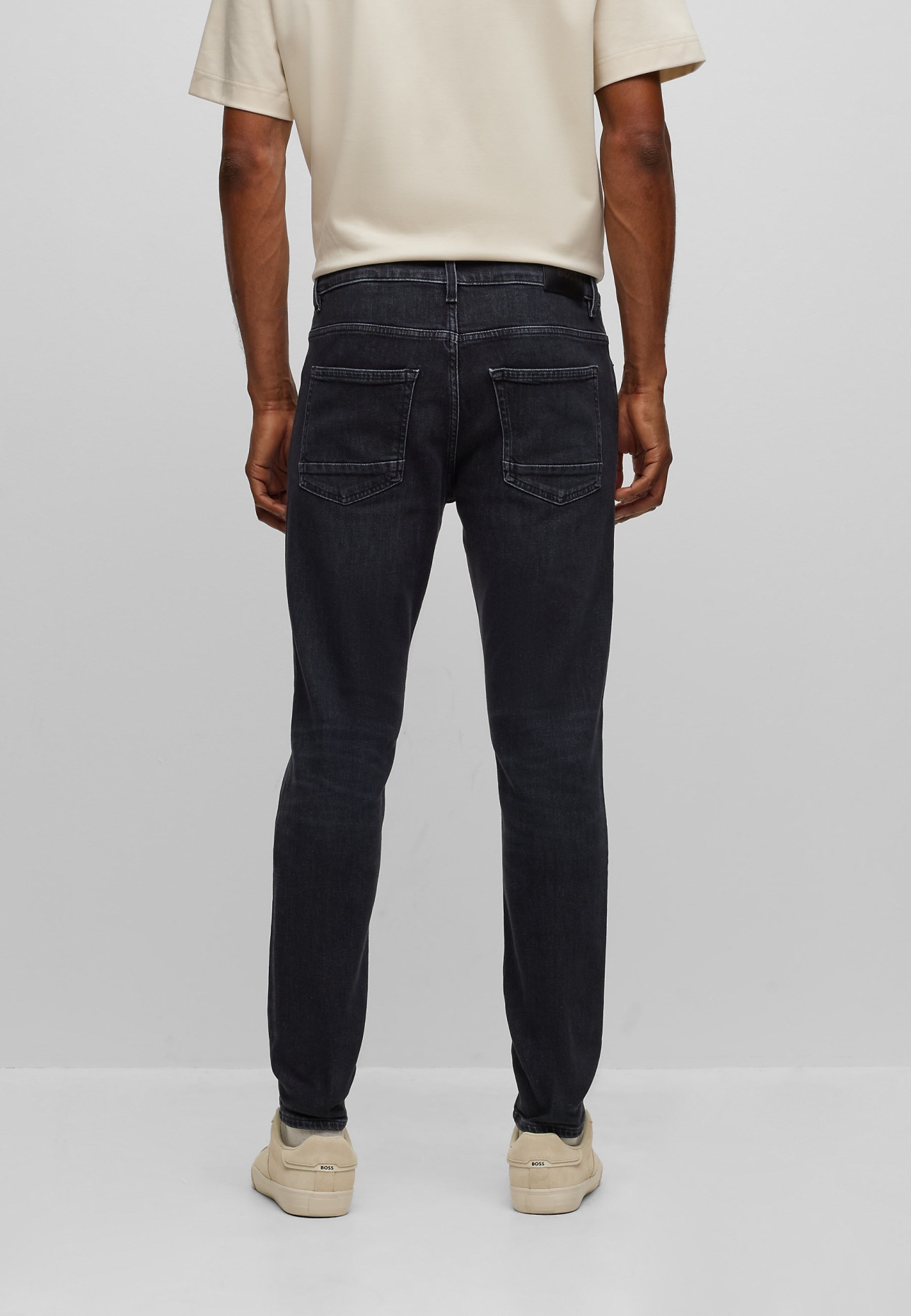 BOSS Jeans DELANO Slim Fit, Farbe: SCHWARZ (Bild 2)