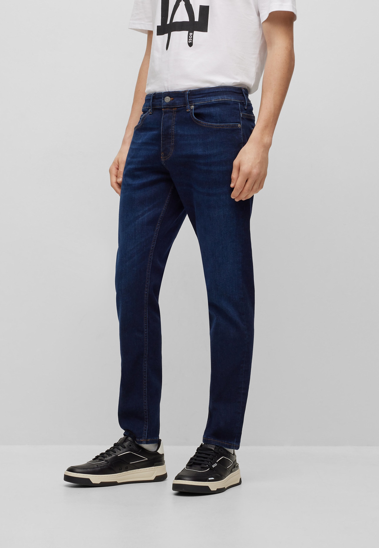 BOSS Jeans DELANO BC-P Slim Fit, Farbe: DUNKELBLAU (Bild 5)
