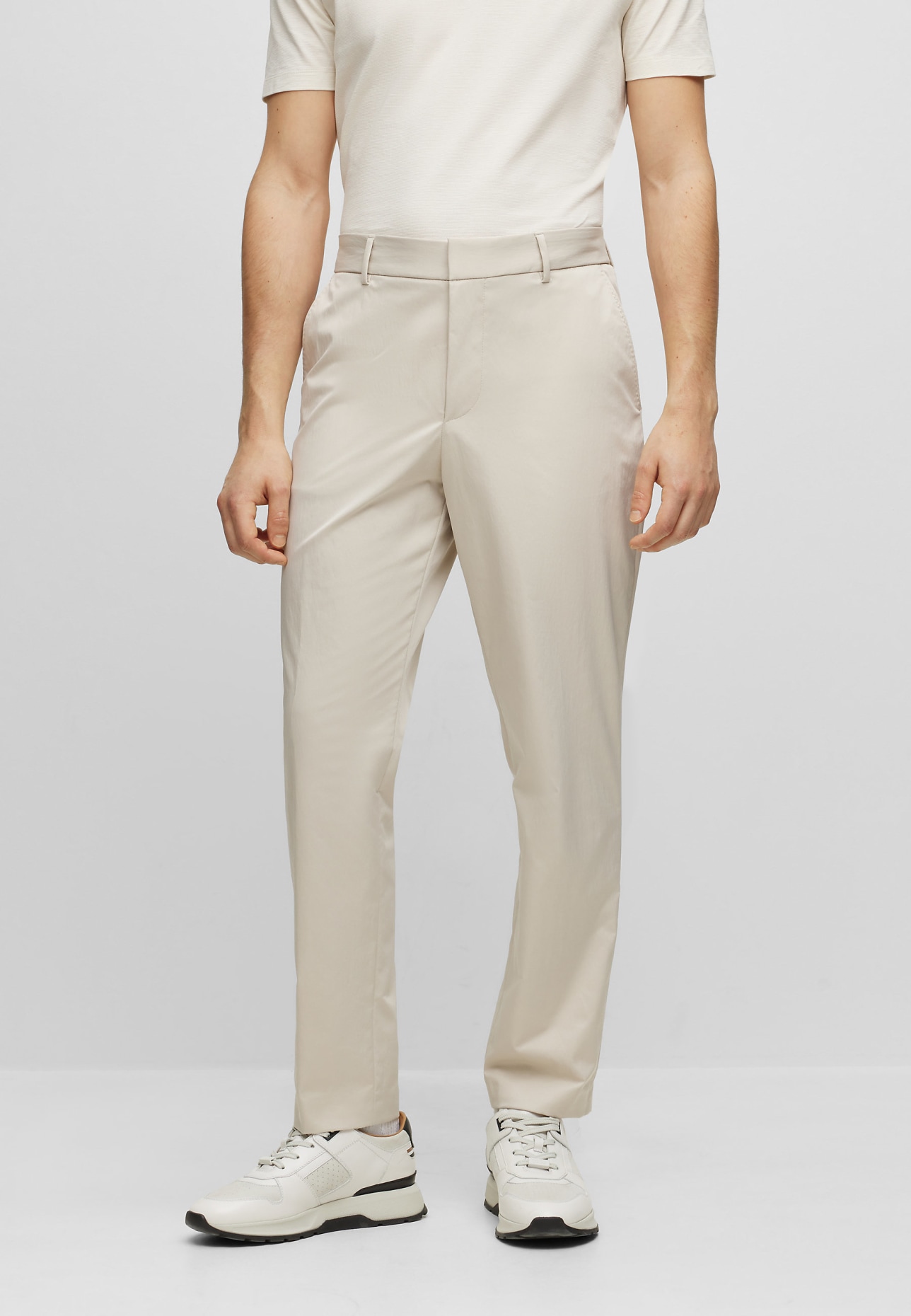 BOSS Business Anzug P-HANRY-2PCS-WG-233 Slim Fit, Farbe: WEISS (Bild 4)