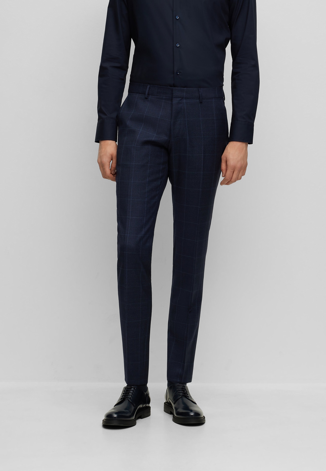 BOSS Business Anzug H-REYMOND-3PCS-224 Extra-Slim Fit, Farbe: DUNKELBLAU (Bild 4)