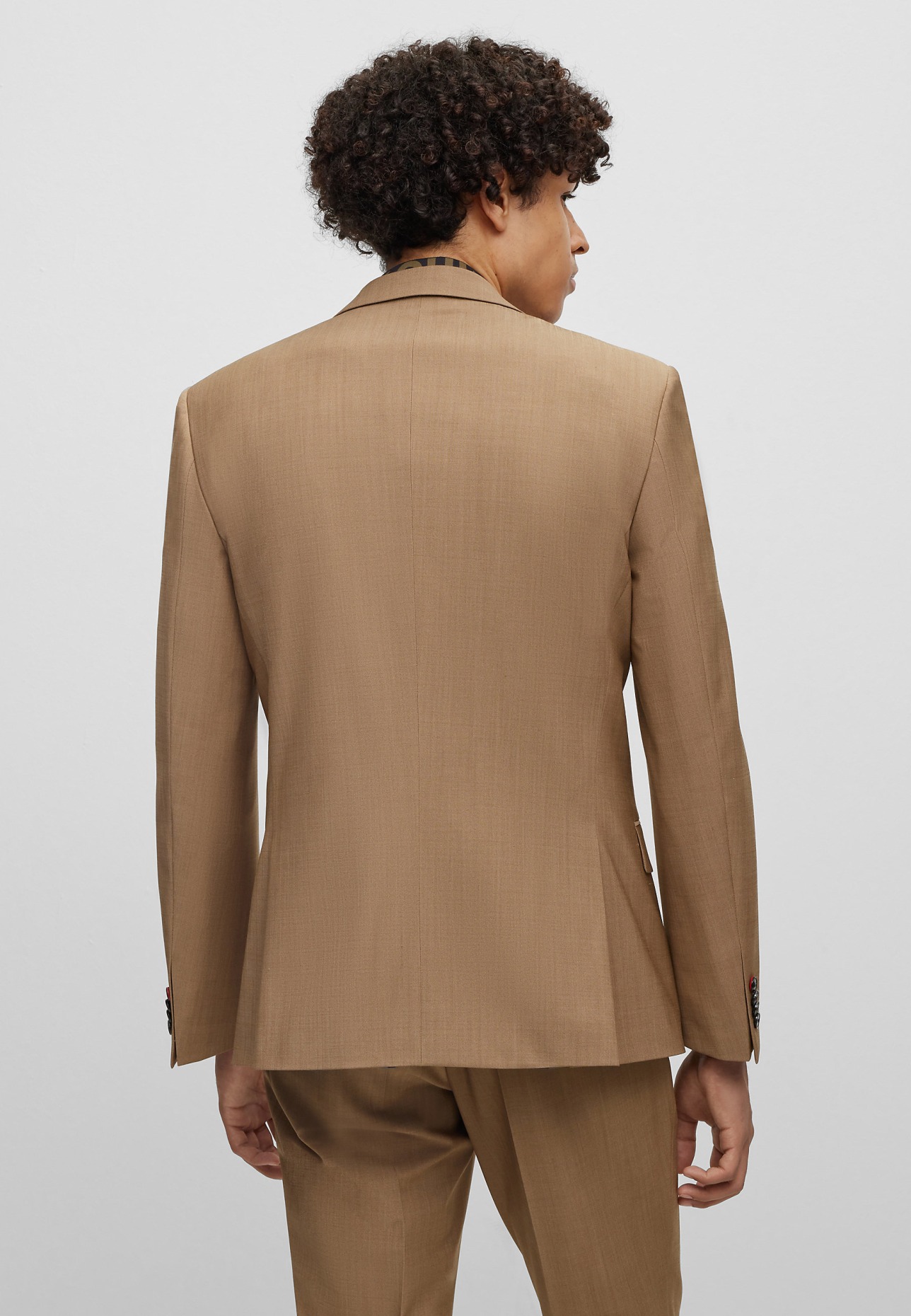 HUGO Business Anzug HENRY/GETLIN233V2X Slim Fit, Farbe: BEIGE (Bild 2)
