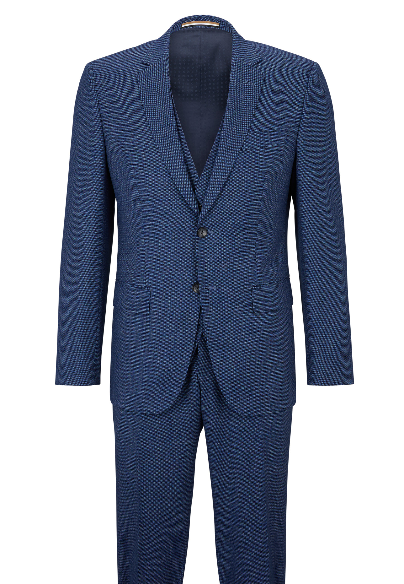 BOSS Business Anzug H-HUGE-3PCS-232 Slim Fit, Farbe: BLAU (Bild 1)