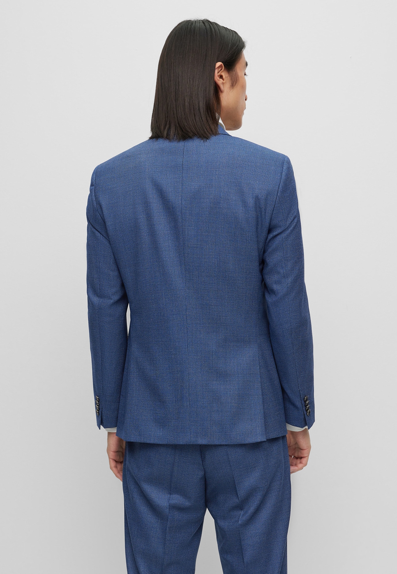 BOSS Business Anzug H-HUGE-3PCS-232 Slim Fit, Farbe: BLAU (Bild 2)