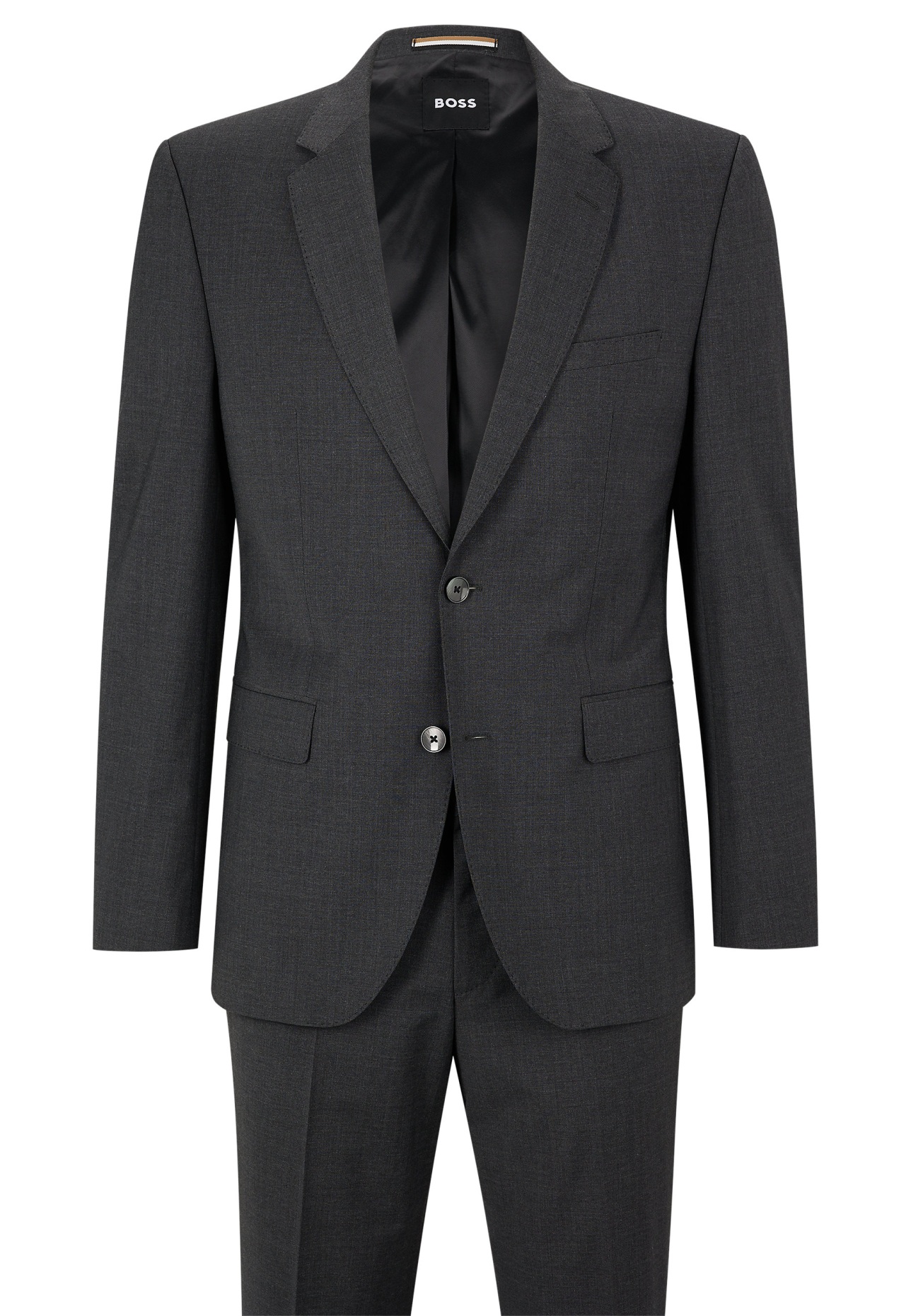 BOSS Business Anzug H-JASPER-2PCS-C-224 Regular Fit, Farbe: DUNKELGRAU(Bild null)