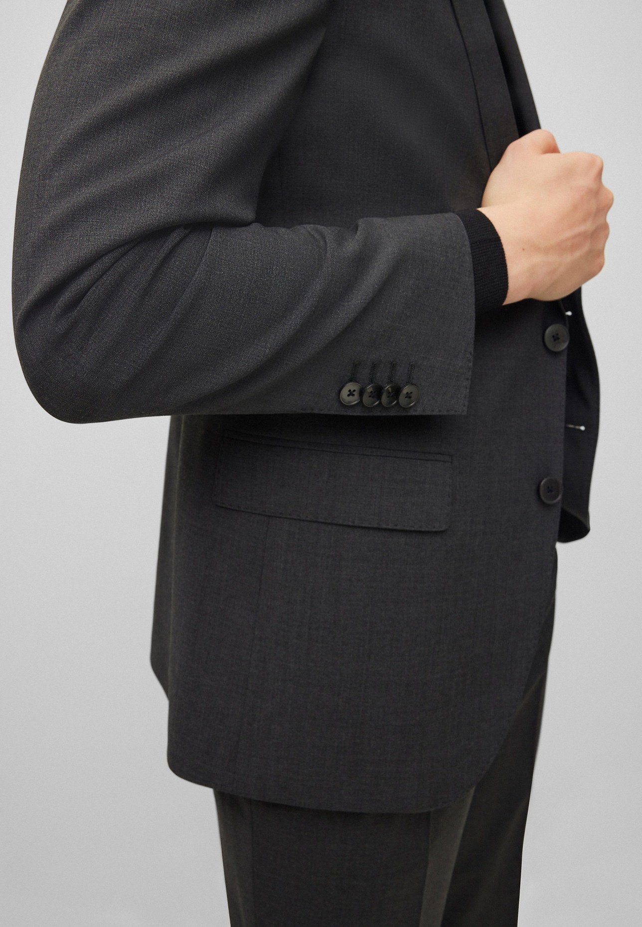 BOSS Business Anzug H-JASPER-2PCS-C-224 Regular Fit, Farbe: DUNKELGRAU (Bild 7)