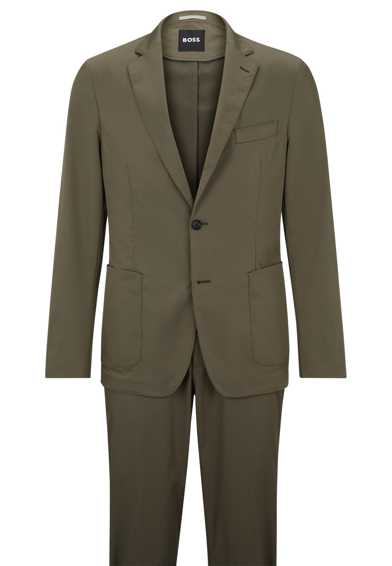 BOSS Business Anzug P-HANRY-2PCS-WG-233 Slim Fit, Farbe: GRÜN (Bild 1)