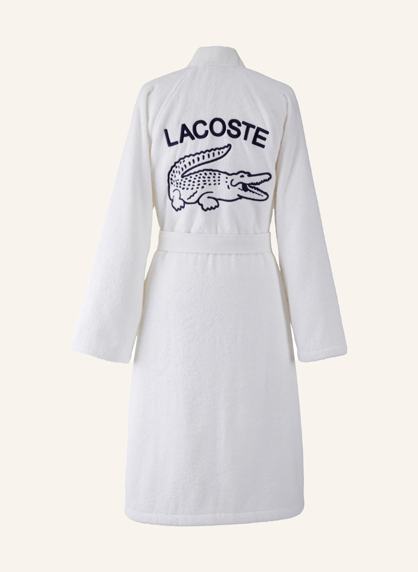 lacoste indigo Bademantel LDEFILE BADEMANTEL, Farbe: WEISS (Bild 2)