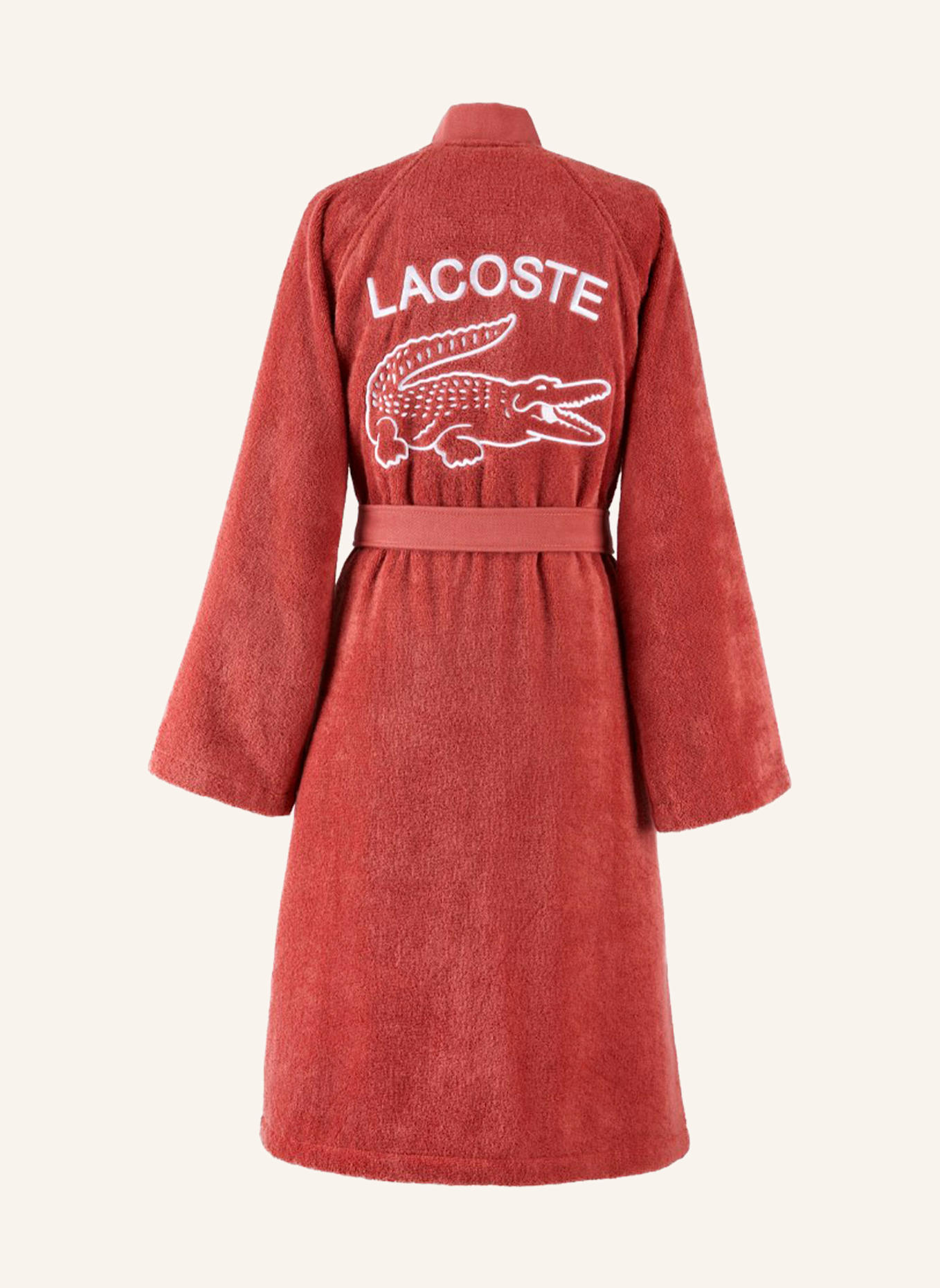 LACOSTE Bademantel LDEFILE BADEMANTEL, Farbe: BRAUN (Bild 2)