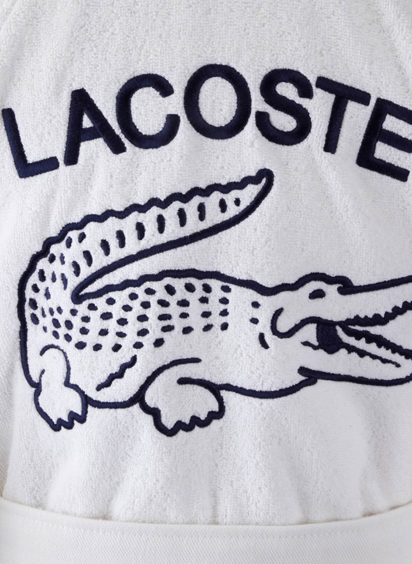 lacoste indigo Bademantel LDEFILE BADEMANTEL, Farbe: WEISS (Bild 6)