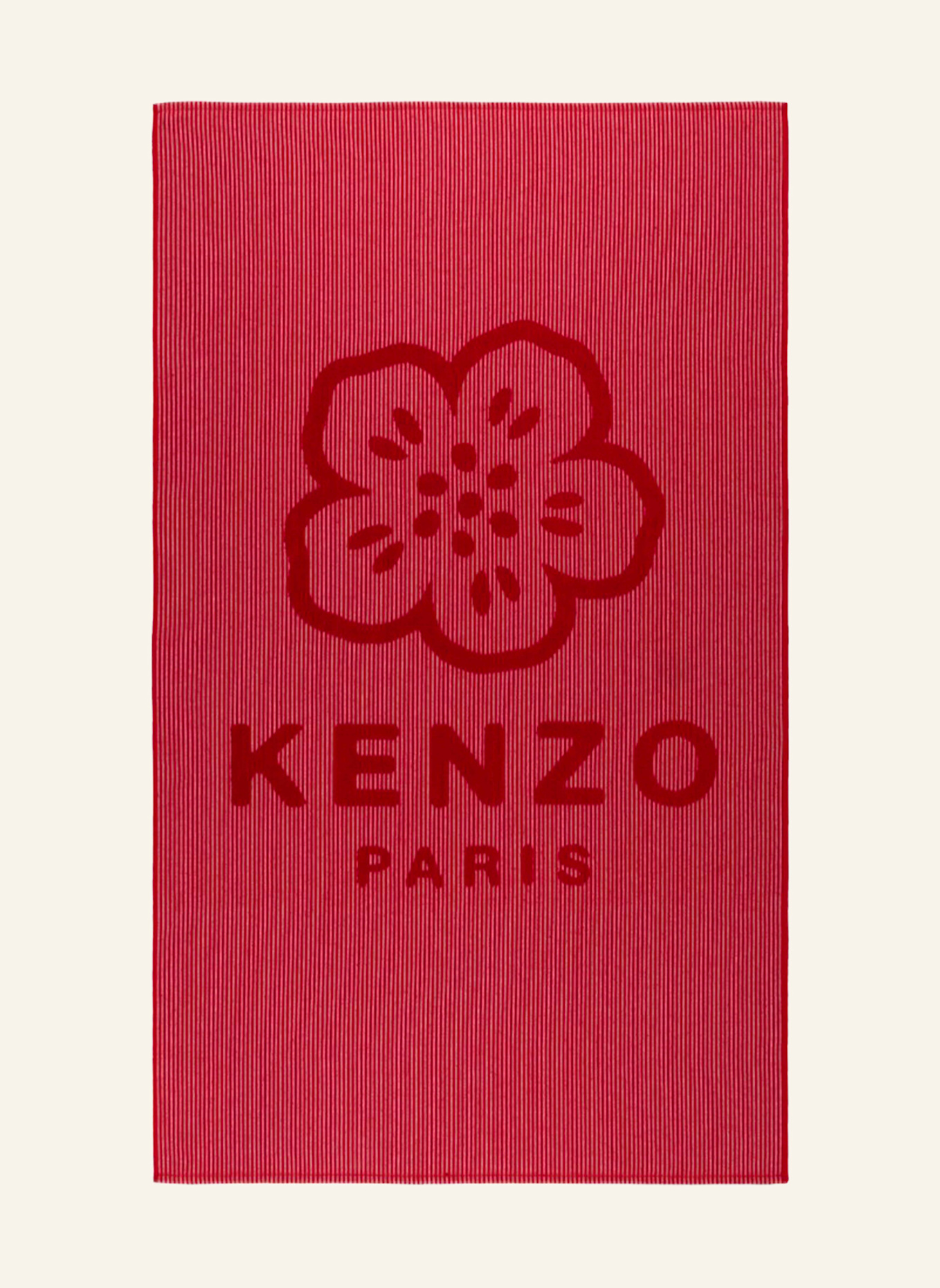 KENZO HOME Strandhandtuch KHANKO STRANDTUCH, Farbe: DUNKELROT (Bild 1)