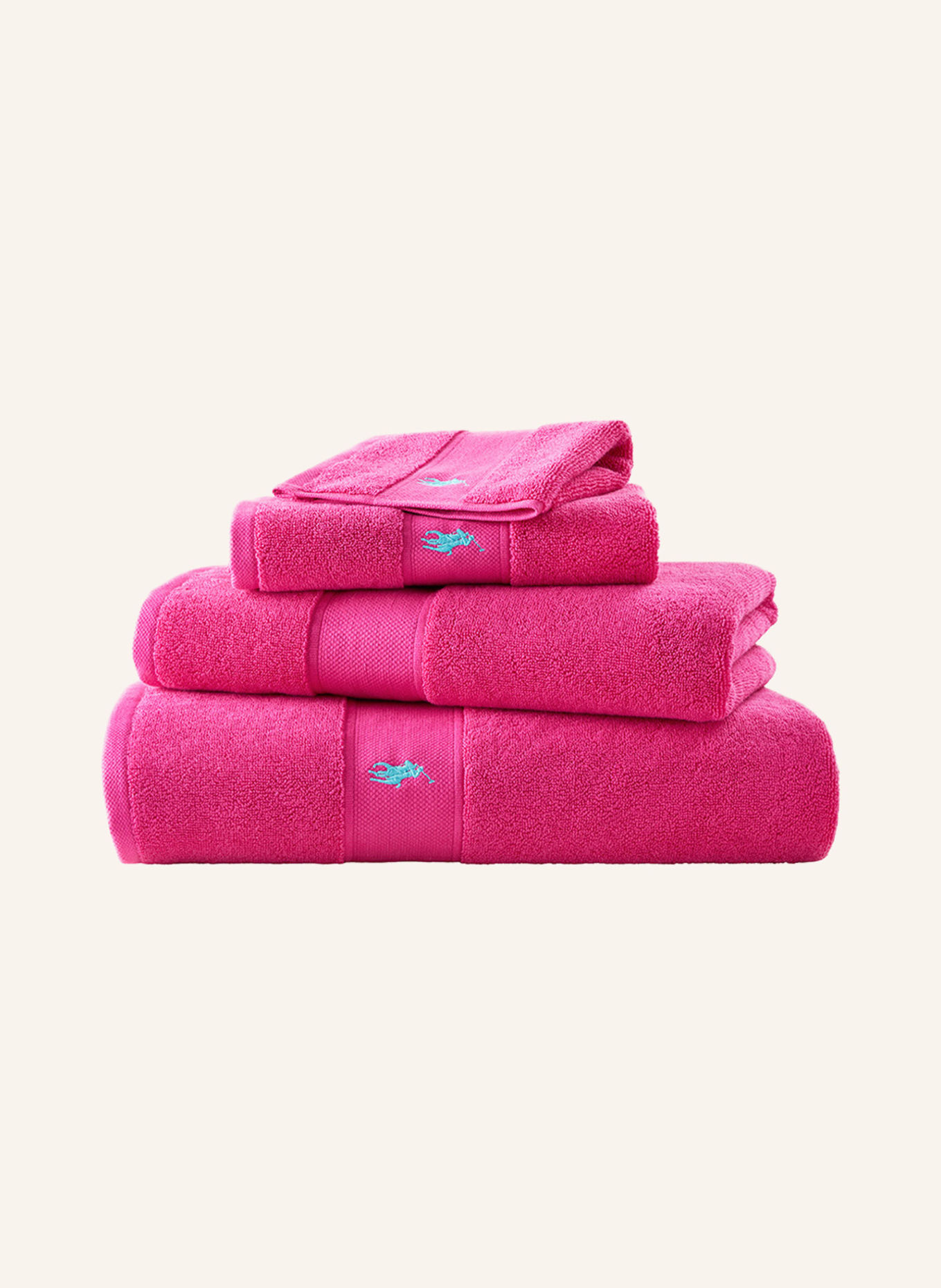 RALPH LAUREN HOME Badetuch POLO PLAY BADETUCH, Farbe: PINK (Bild 4)