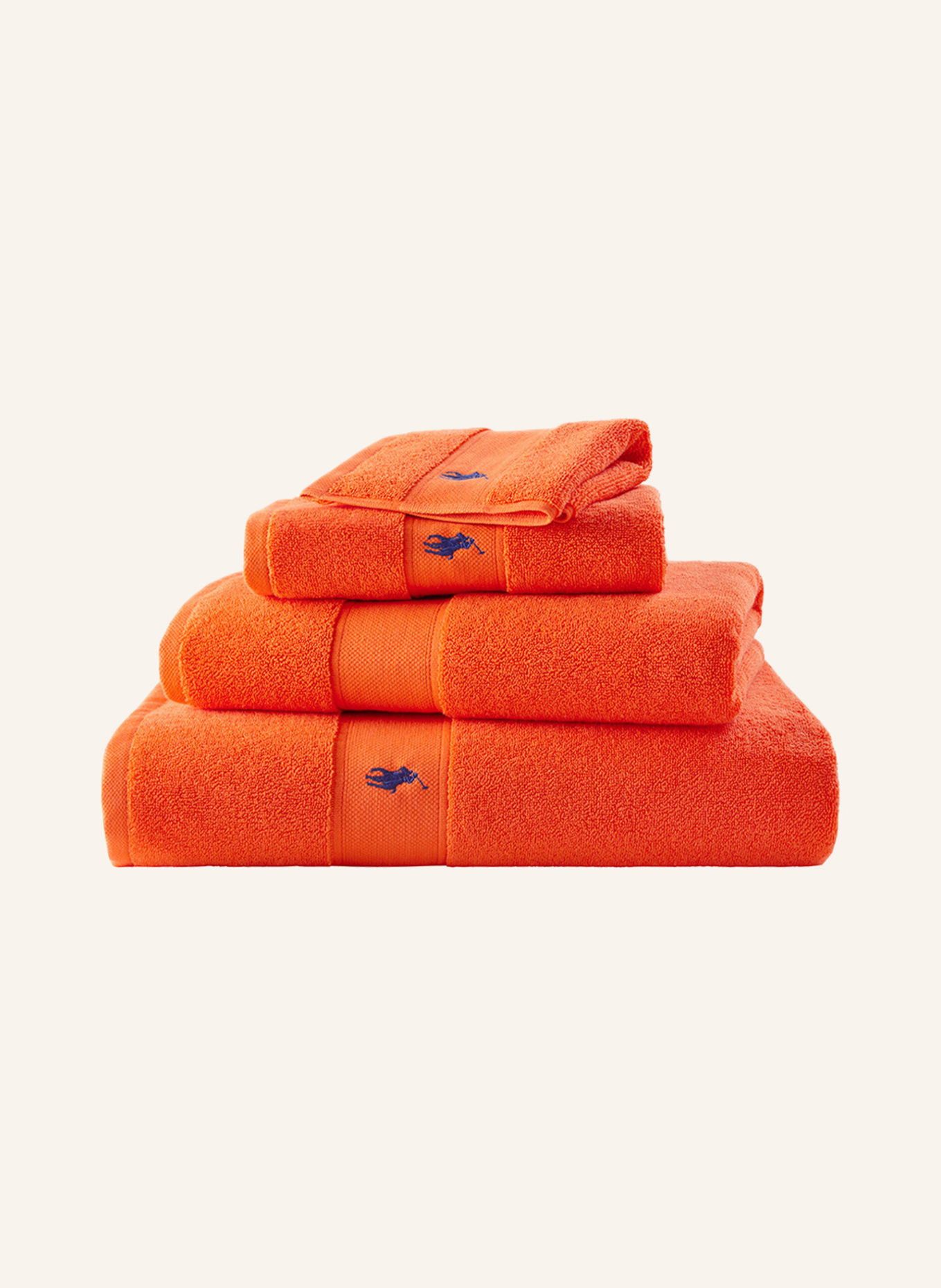 RALPH LAUREN HOME Badetuch POLO PLAY BADETUCH, Farbe: ORANGE (Bild 4)