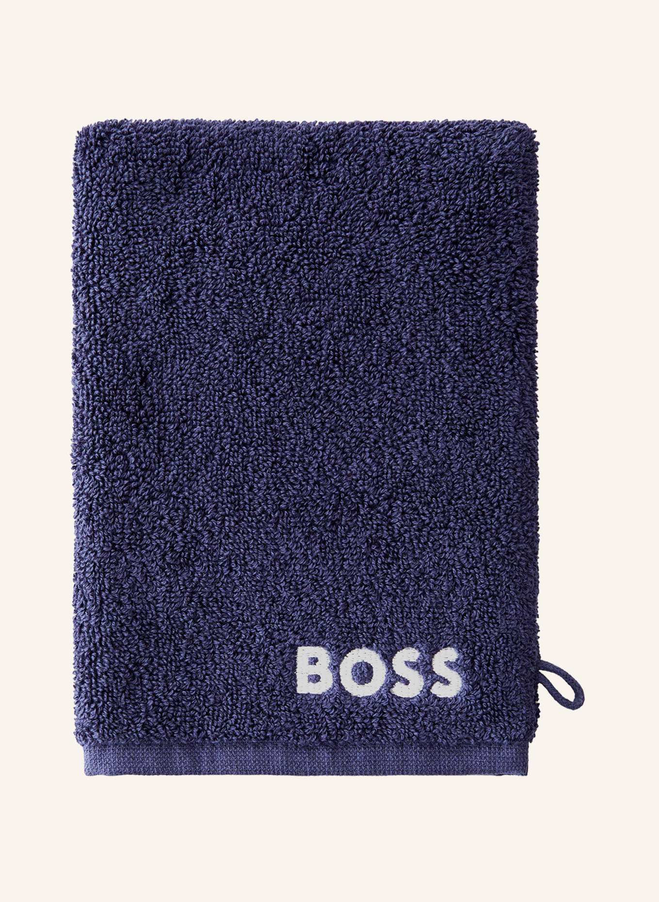 BOSS 4er-Set Waschhandschuhe 4ER-SET WASCHHANDSCHUHE, Farbe: BLAU (Bild 3)