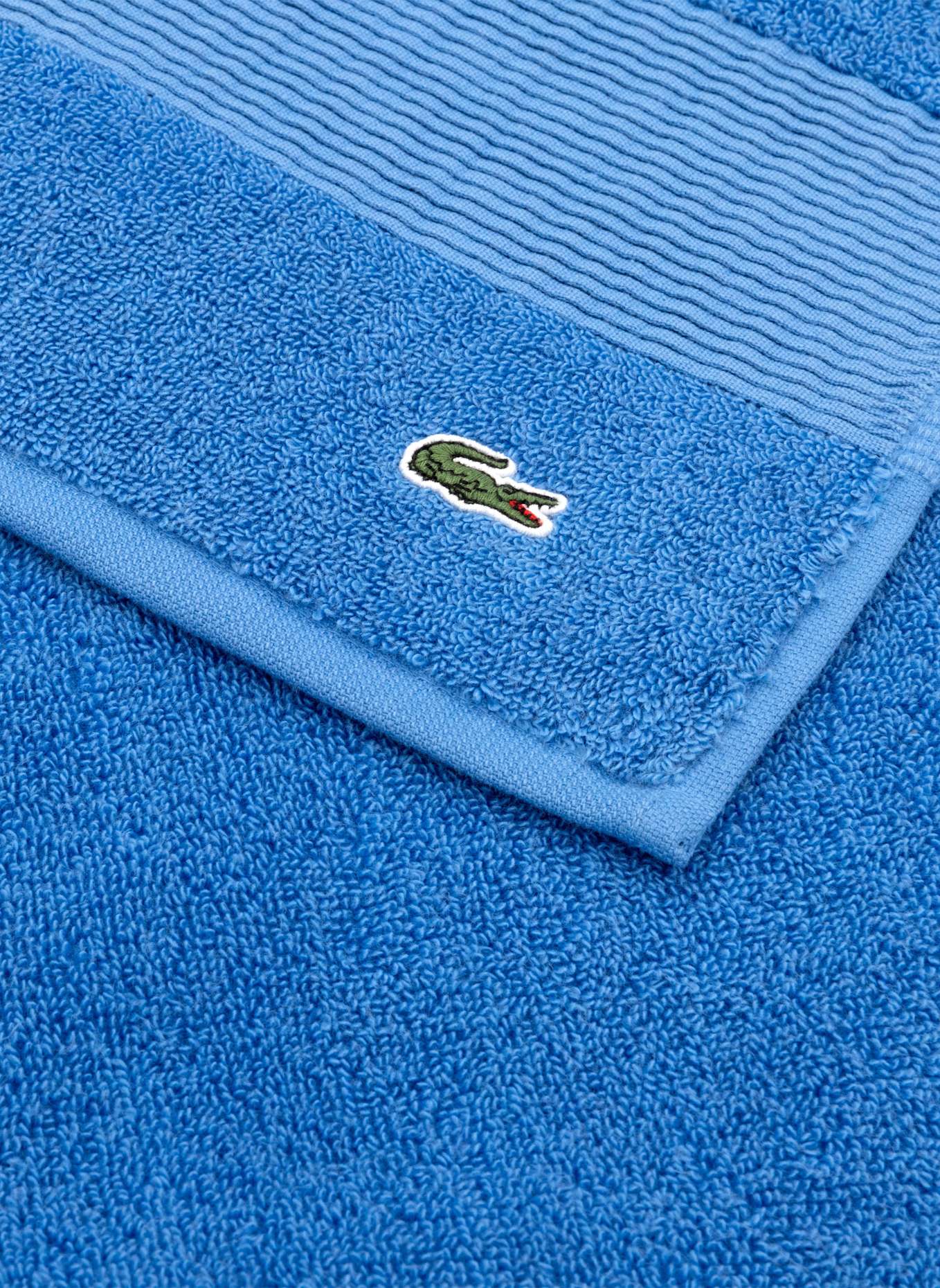 LACOSTE Duschtuch L LE CROCO, Farbe: BLAU (Bild 2)