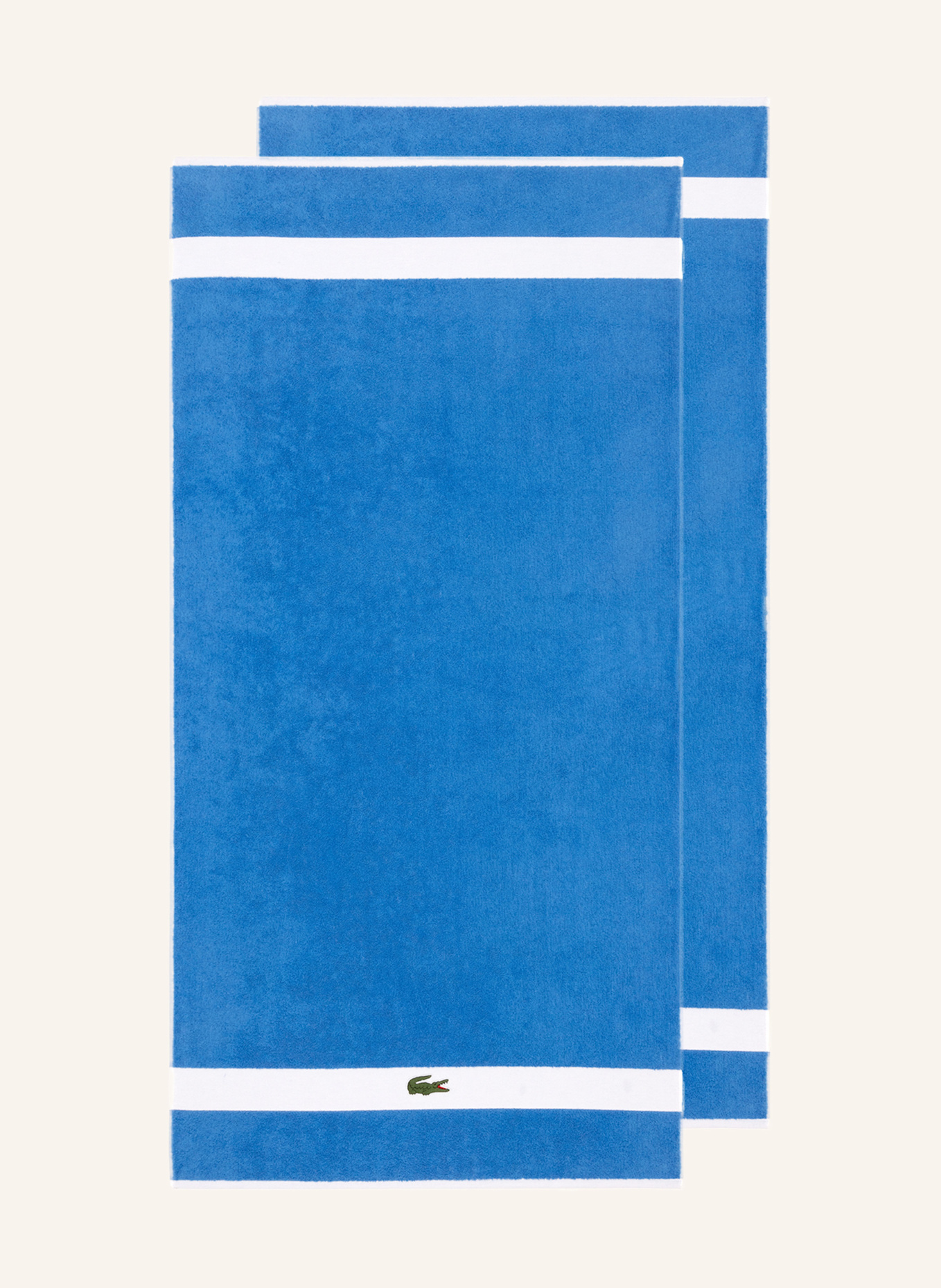 LACOSTE Handtuch L CASUAL, Farbe: BLAU (Bild 1)