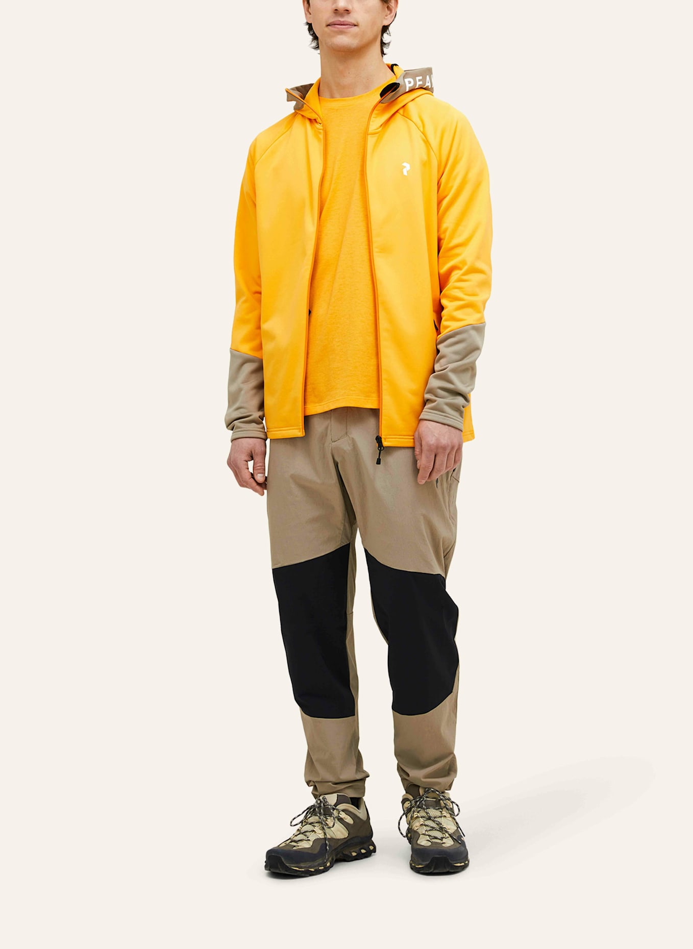 Peak Performance Midlayer-Jacke RIDER ZIP HOOD: ORANGE