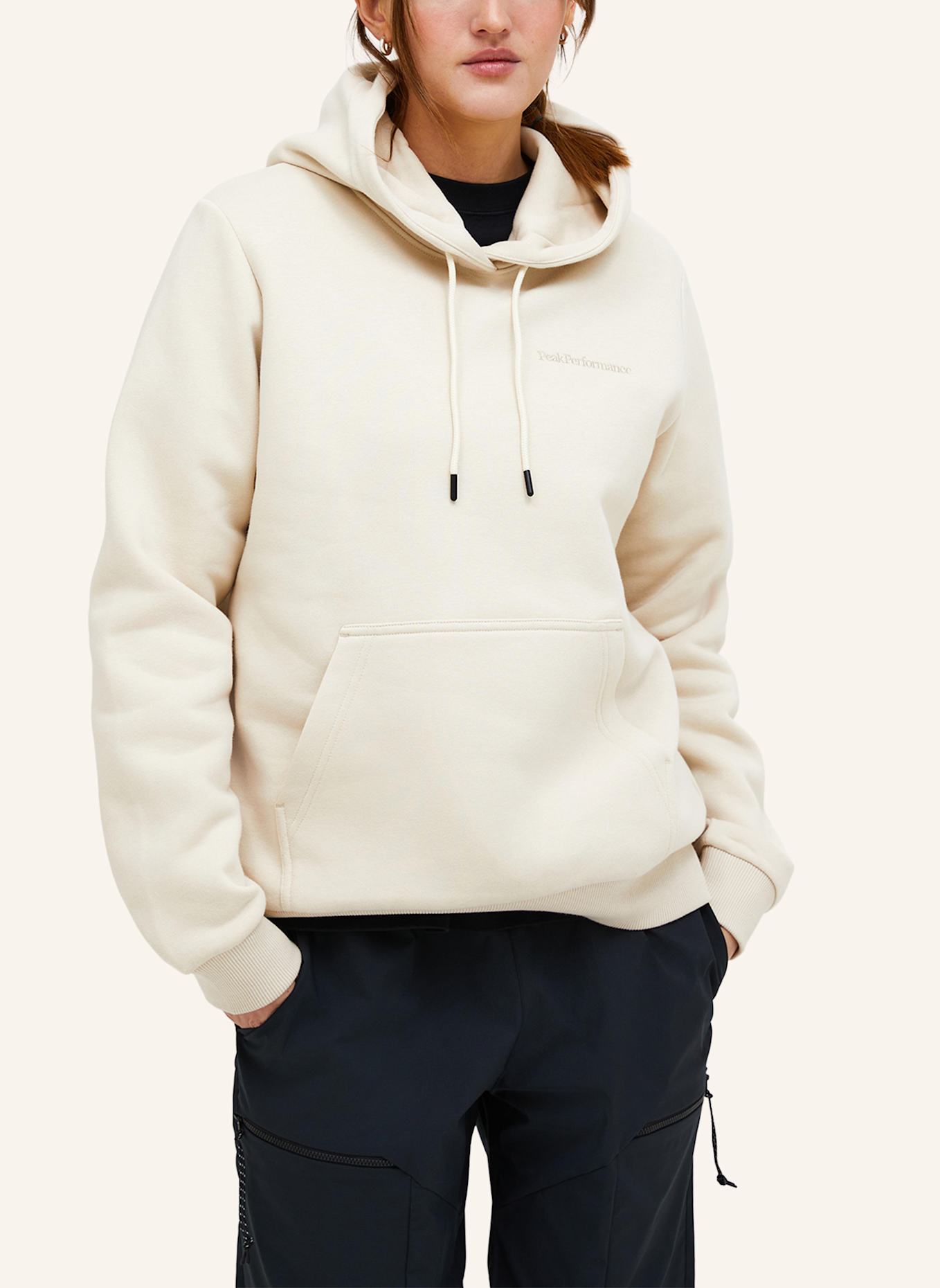 Peak Performance Hoodie: BEIGE