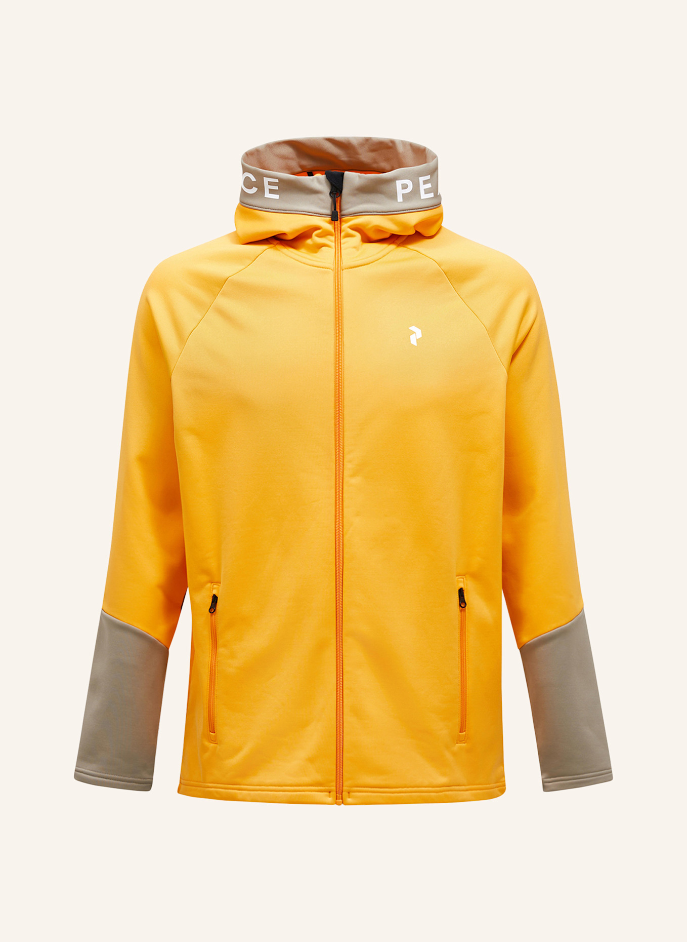 Peak Performance Midlayer-Jacke RIDER ZIP HOOD: ORANGE
