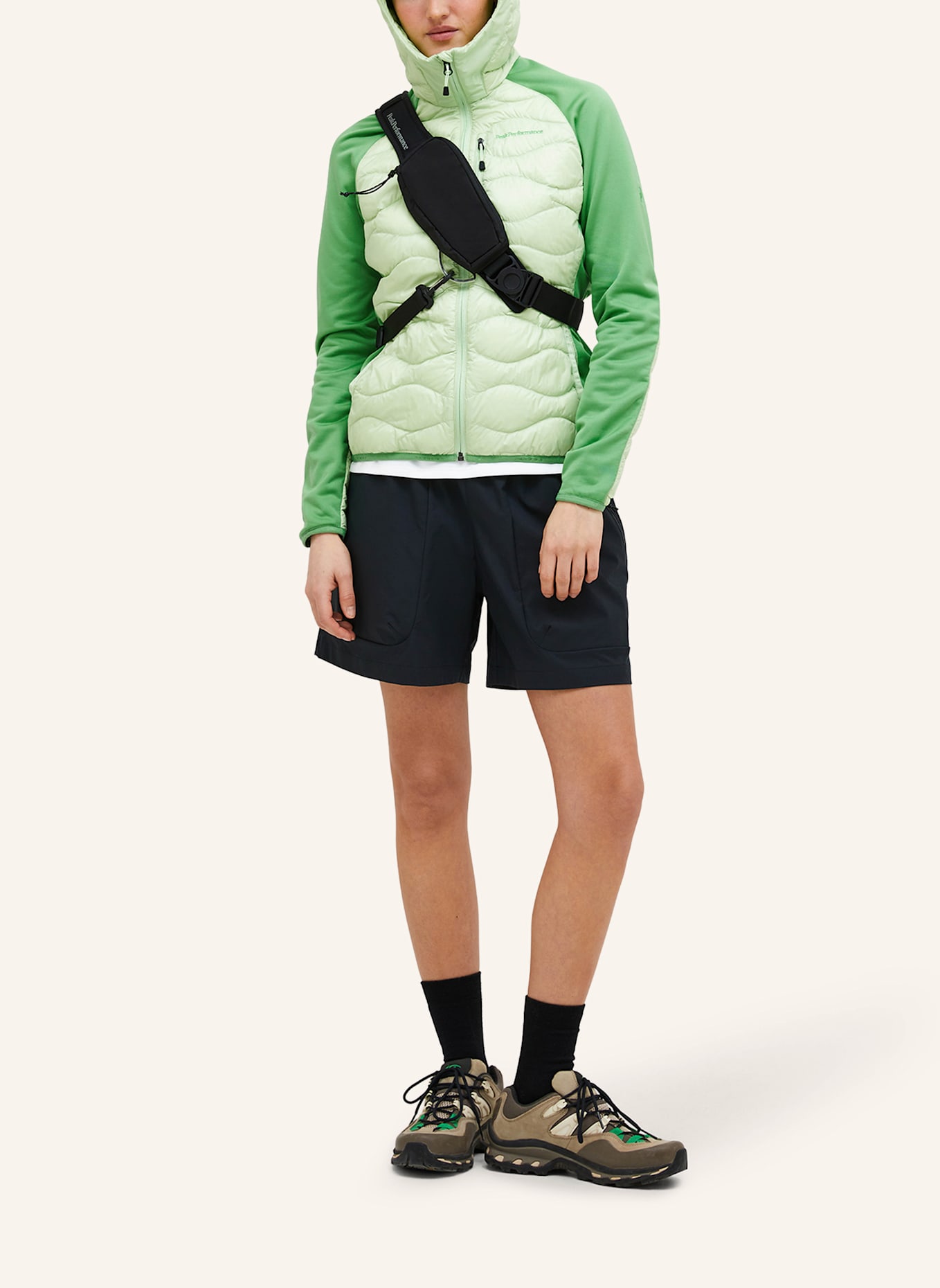 Peak Performance Hybrid-Daunenjacke HELIUM: HELLGRÜN