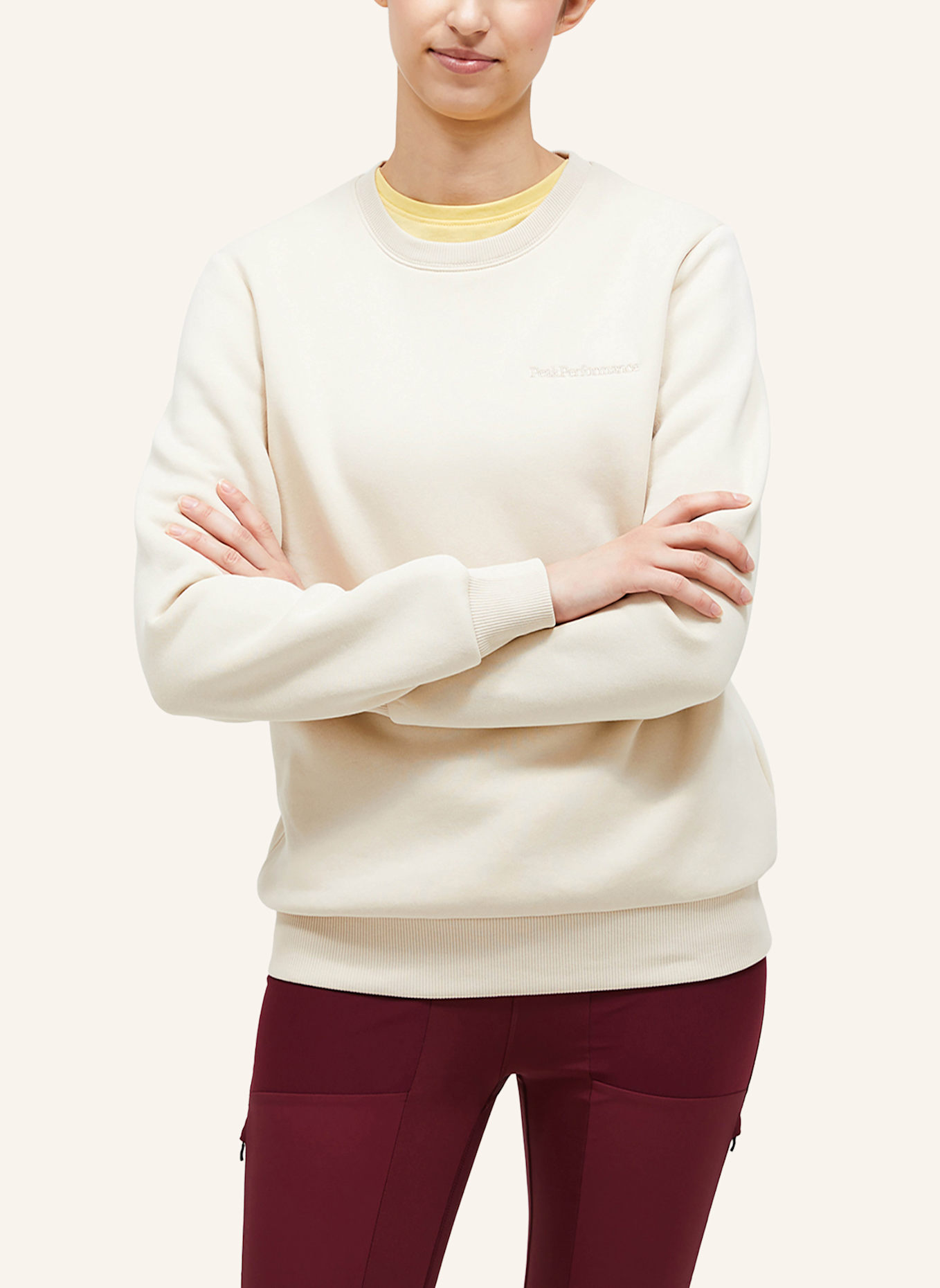 Peak Performance Sweatshirtpullover: BEIGE