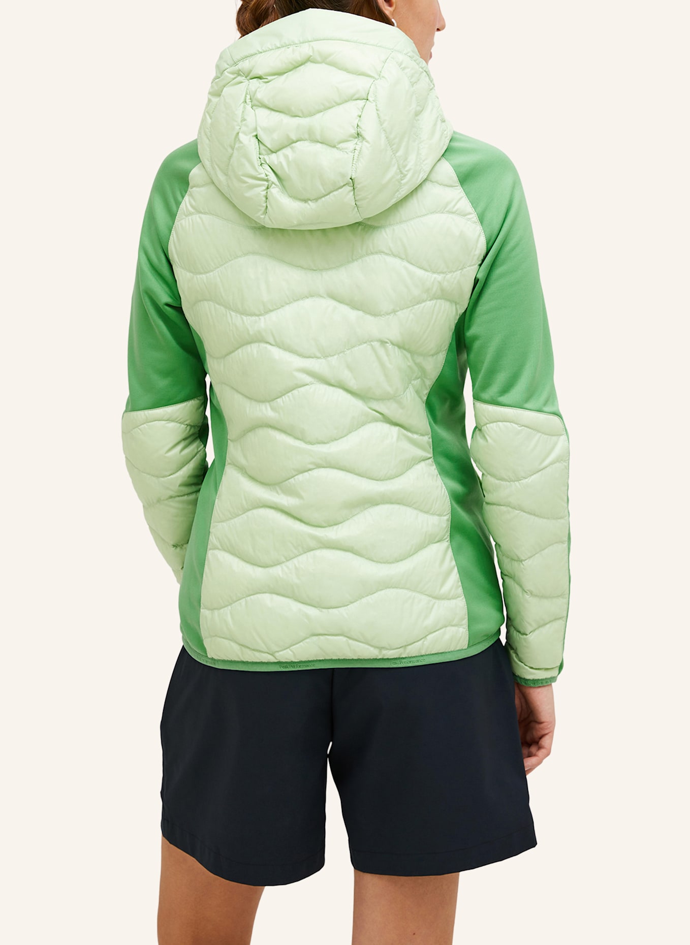 Peak Performance Hybrid-Daunenjacke HELIUM: HELLGRÜN