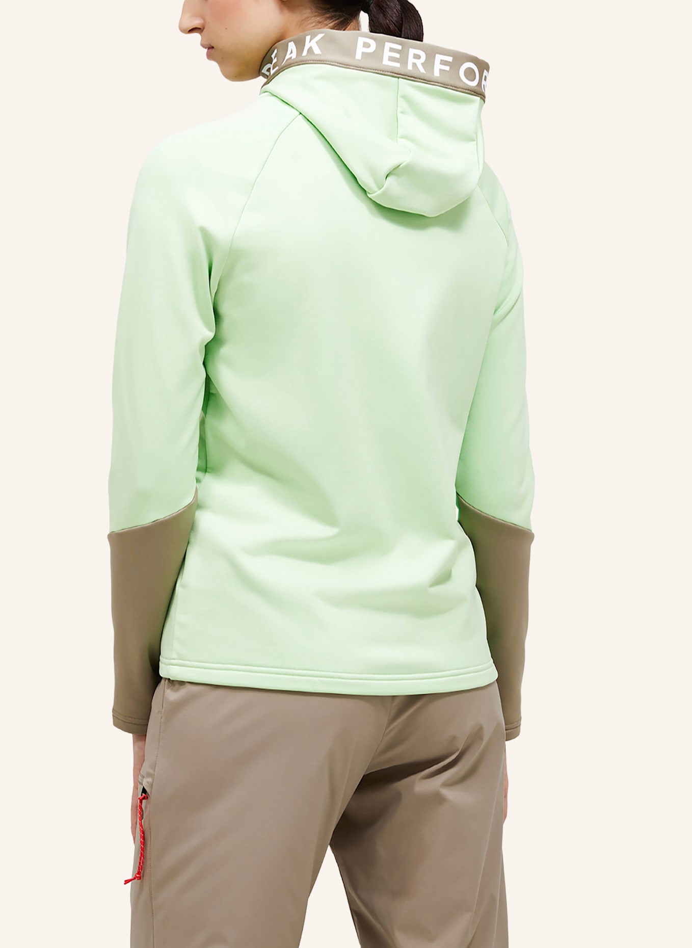 Peak Performance Midlayer Jacke RIDER: HELLGRÜN