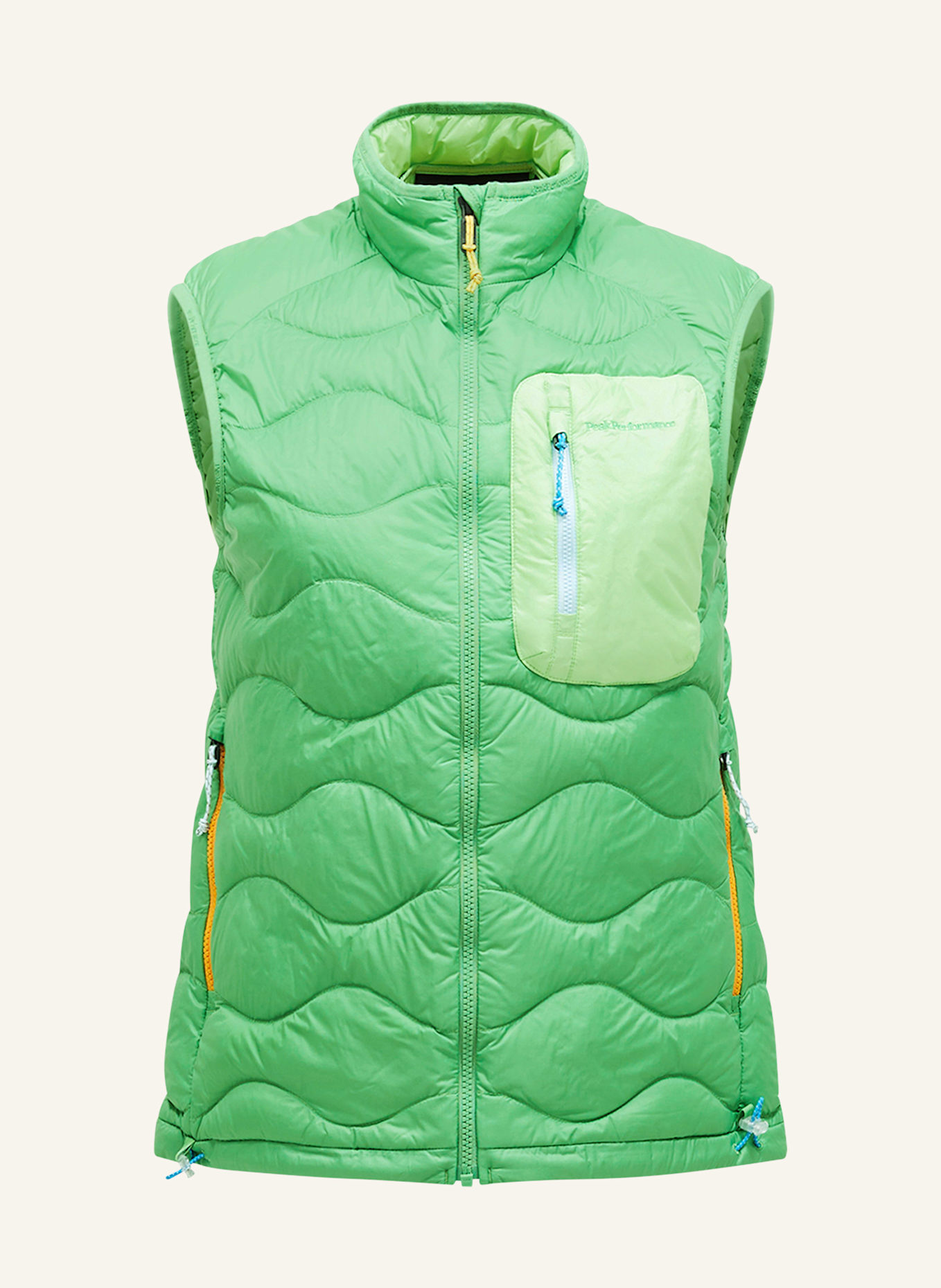Peak Performance Daunenweste: GRÜN