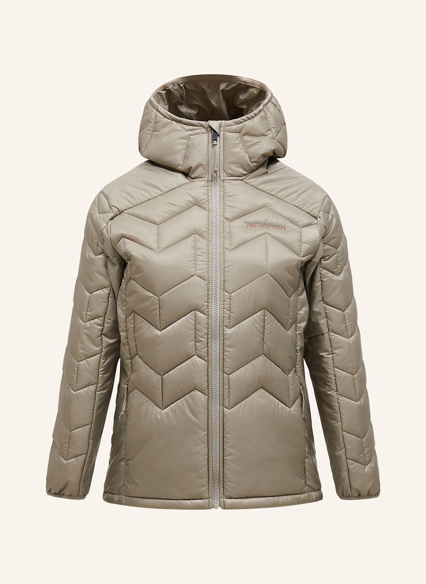 Peak Performance Steppjacke: HELLBRAUN