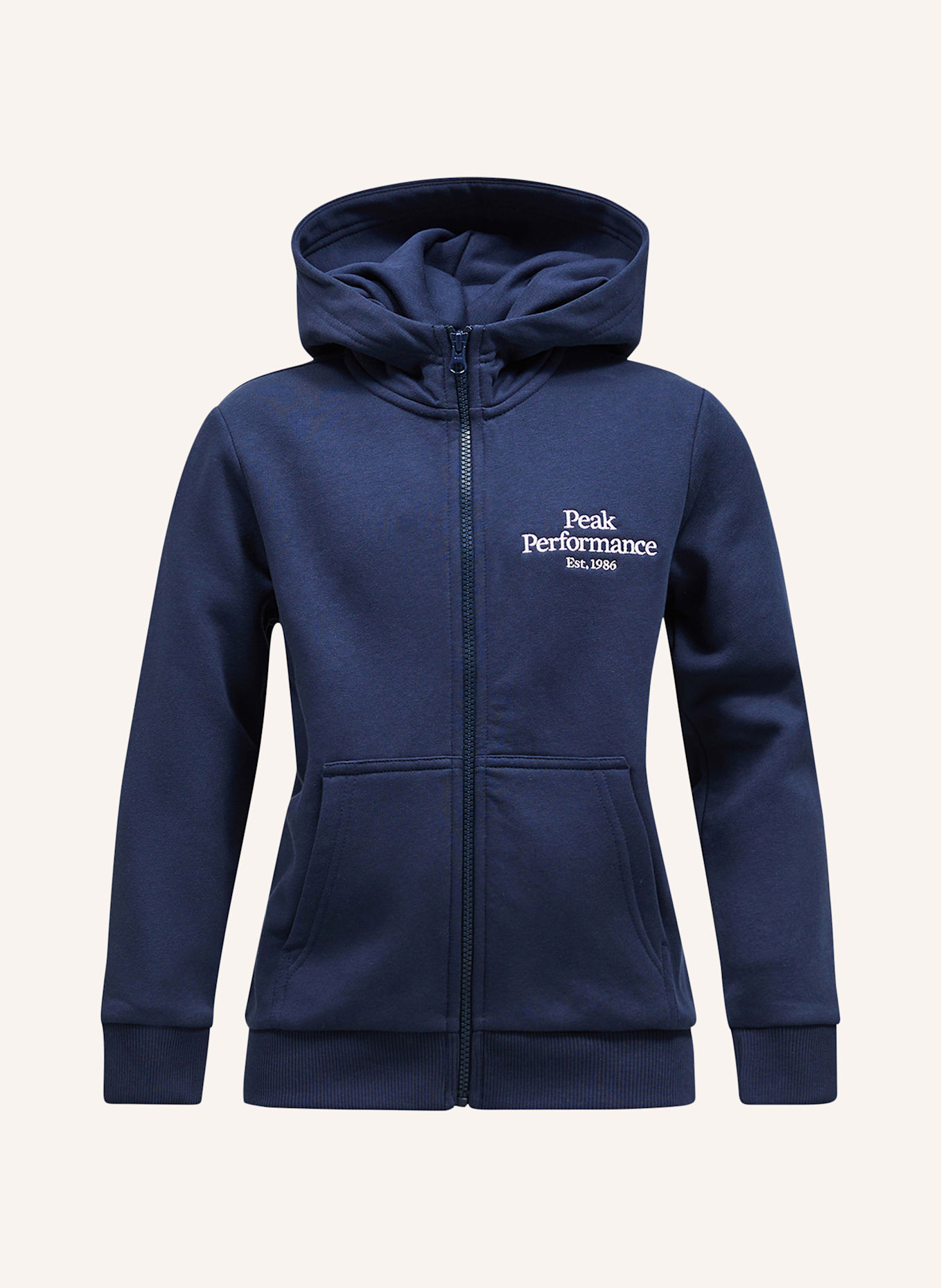 Peak Performance Kapuzensweatshirt: DUNKELBLAU