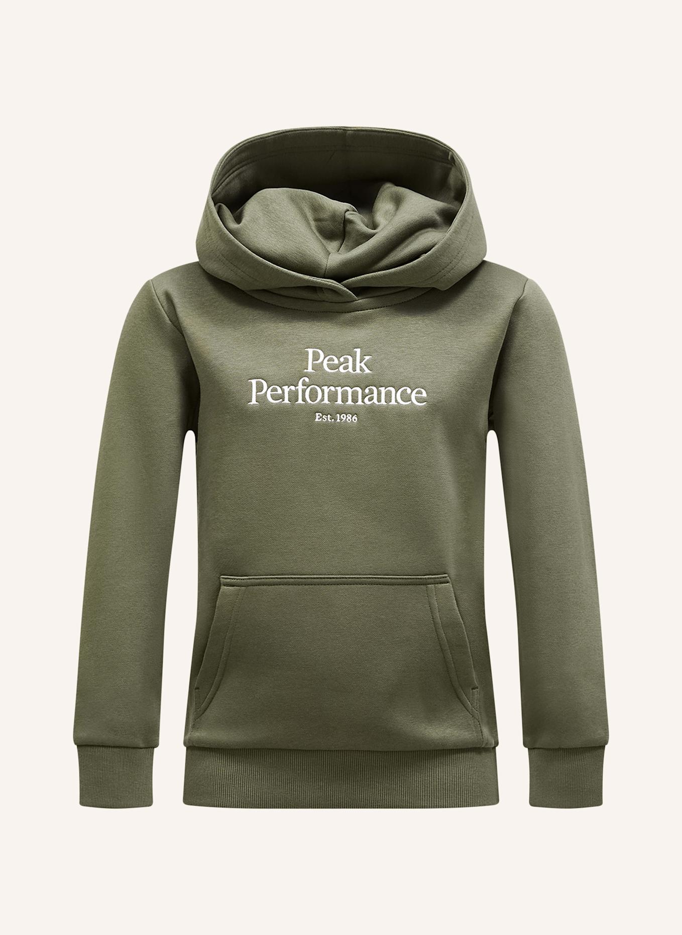 Peak Performance Kapuzensweatshirt: OLIV