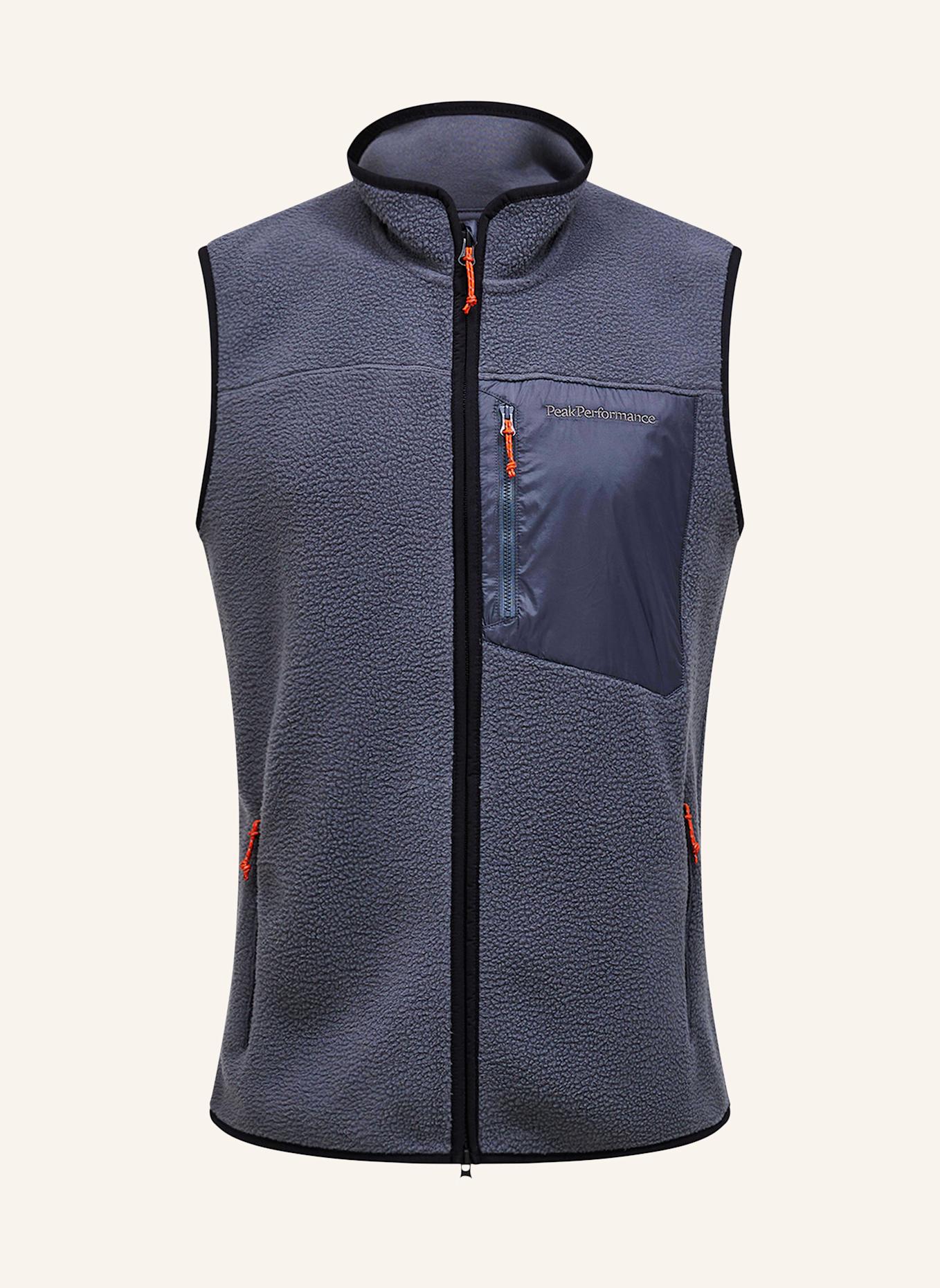 Peak Performance Fleeceweste: DUNKELGRAU