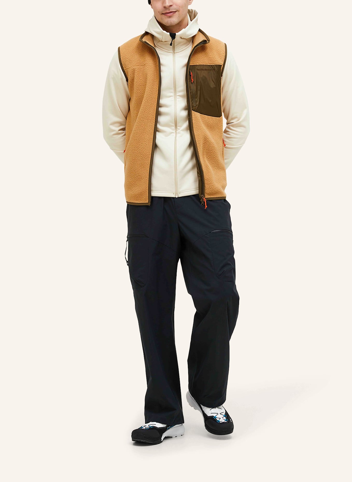 Peak Performance Fleeceweste: CAMEL