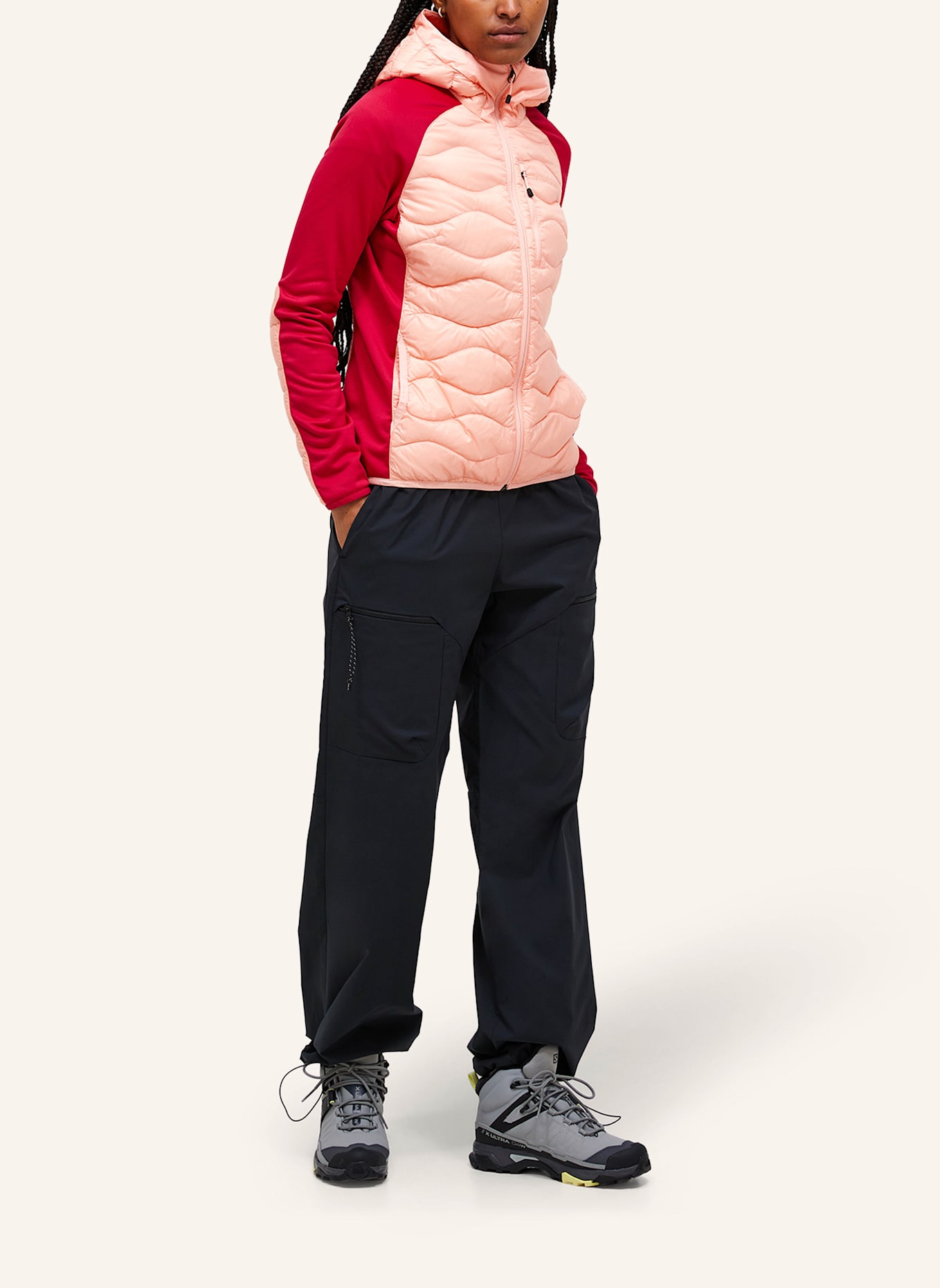 Peak Performance Hybrid-Daunenjacke HELIUM: ORANGE