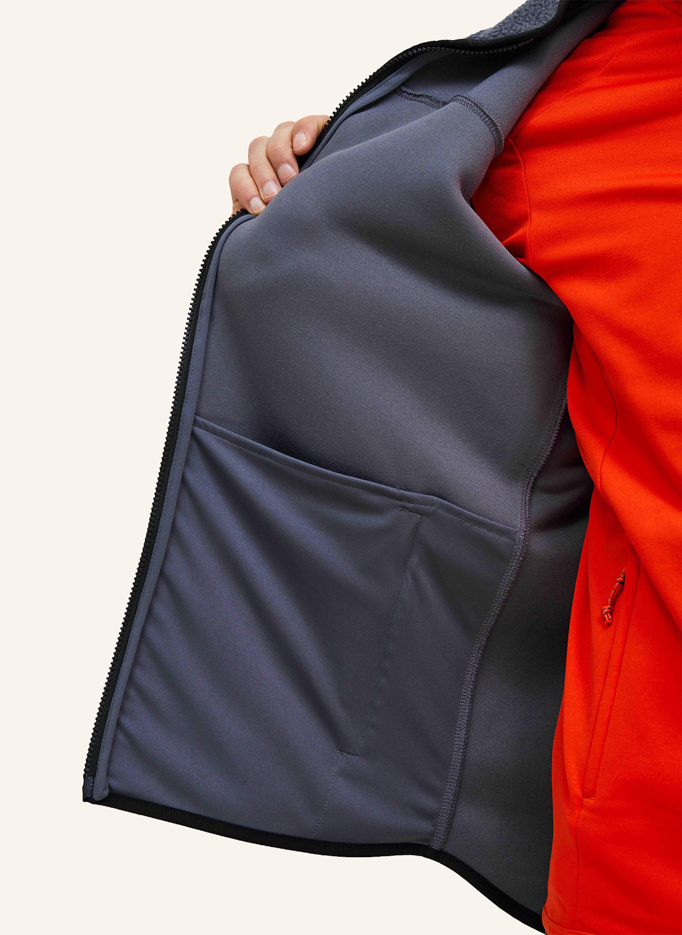 Peak Performance Fleeceweste: DUNKELGRAU