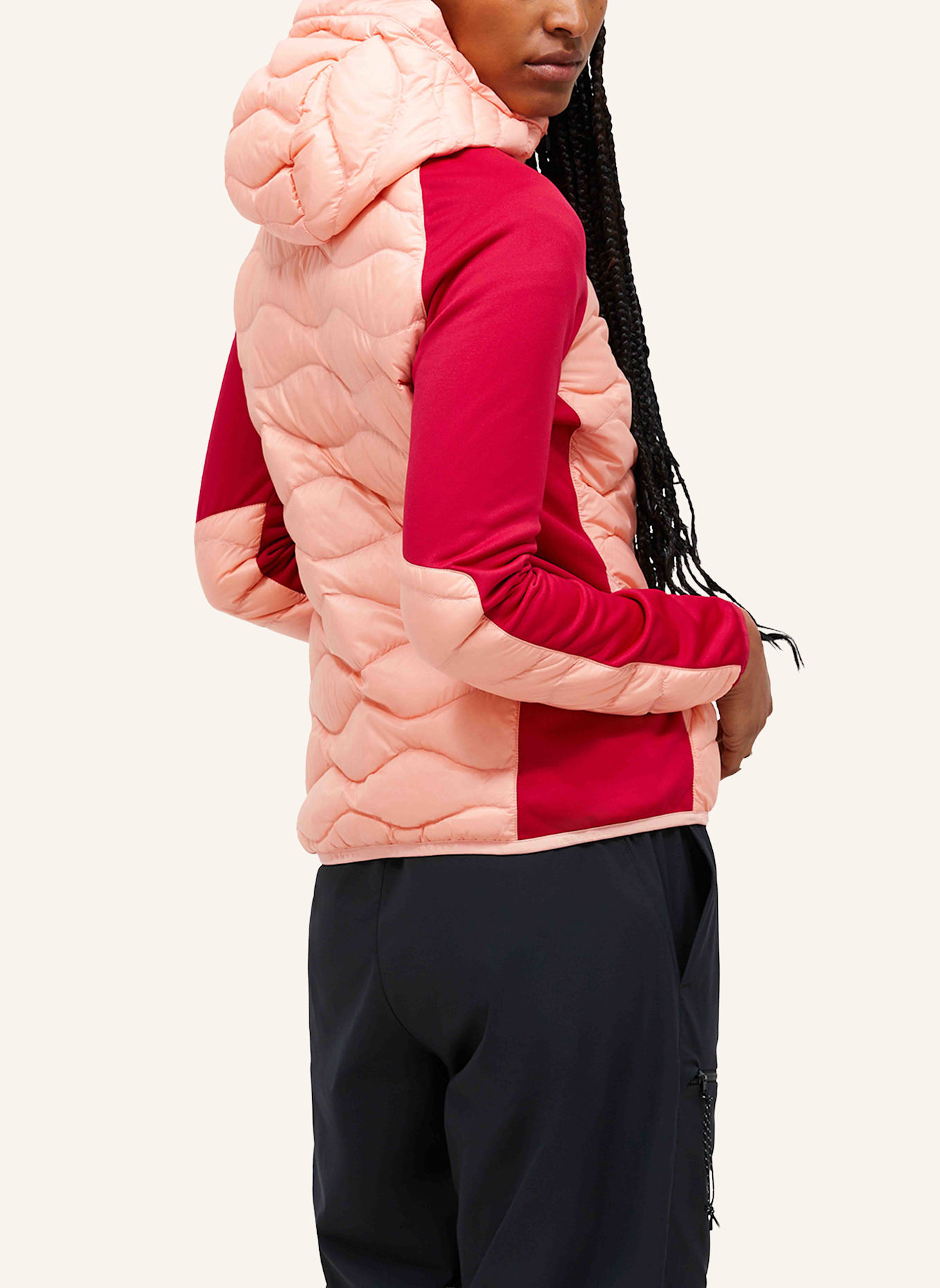 Peak Performance Hybrid-Daunenjacke HELIUM: ORANGE