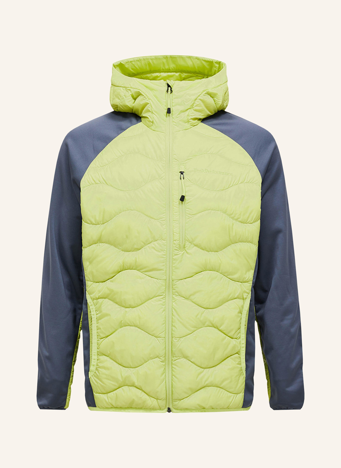 Peak Performance Hybrid-Daunenjacke HELIUM HOODED: GRÜN