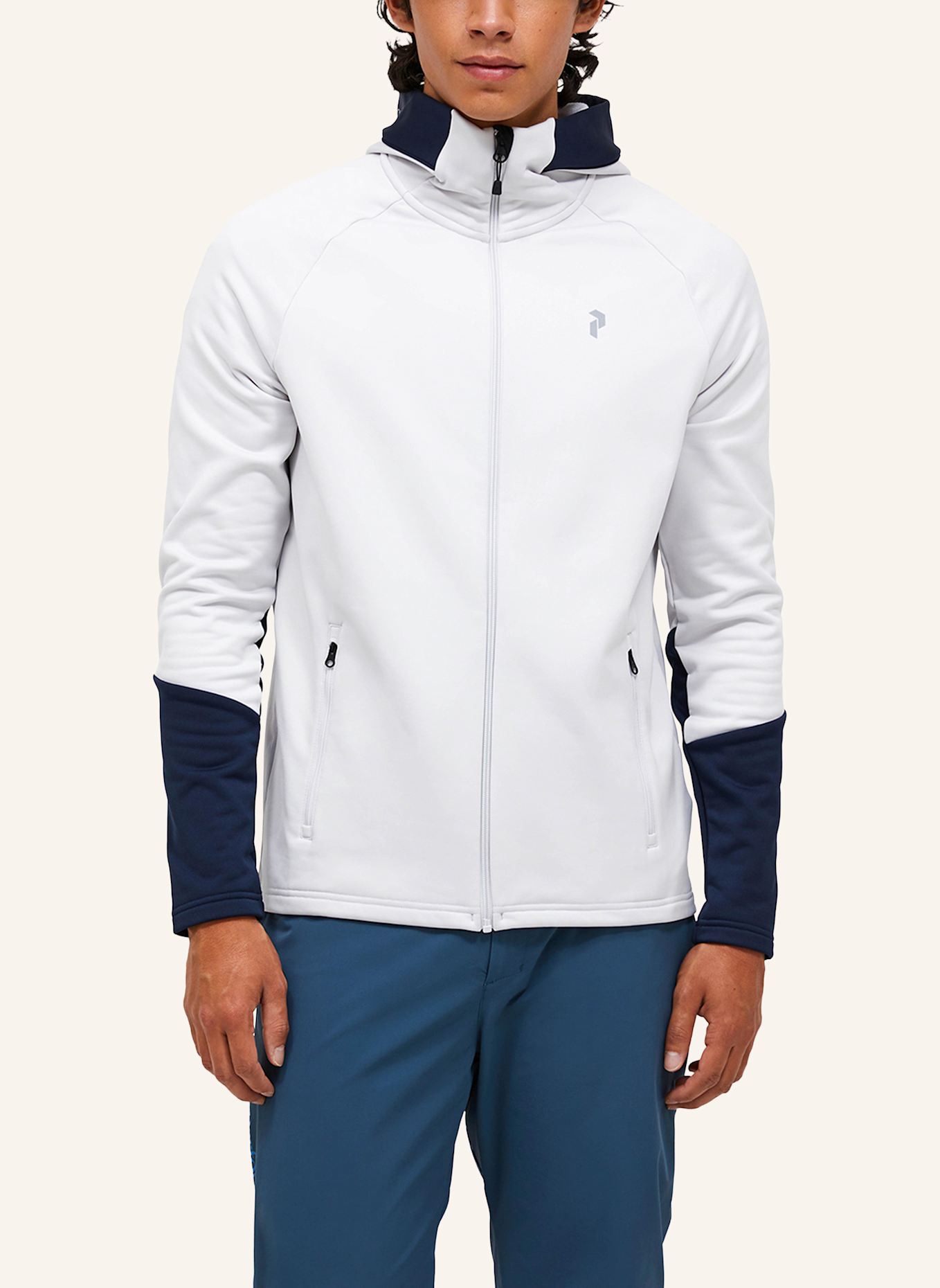 Peak Performance Midlayer-Jacke RIDER: HELLGRAU