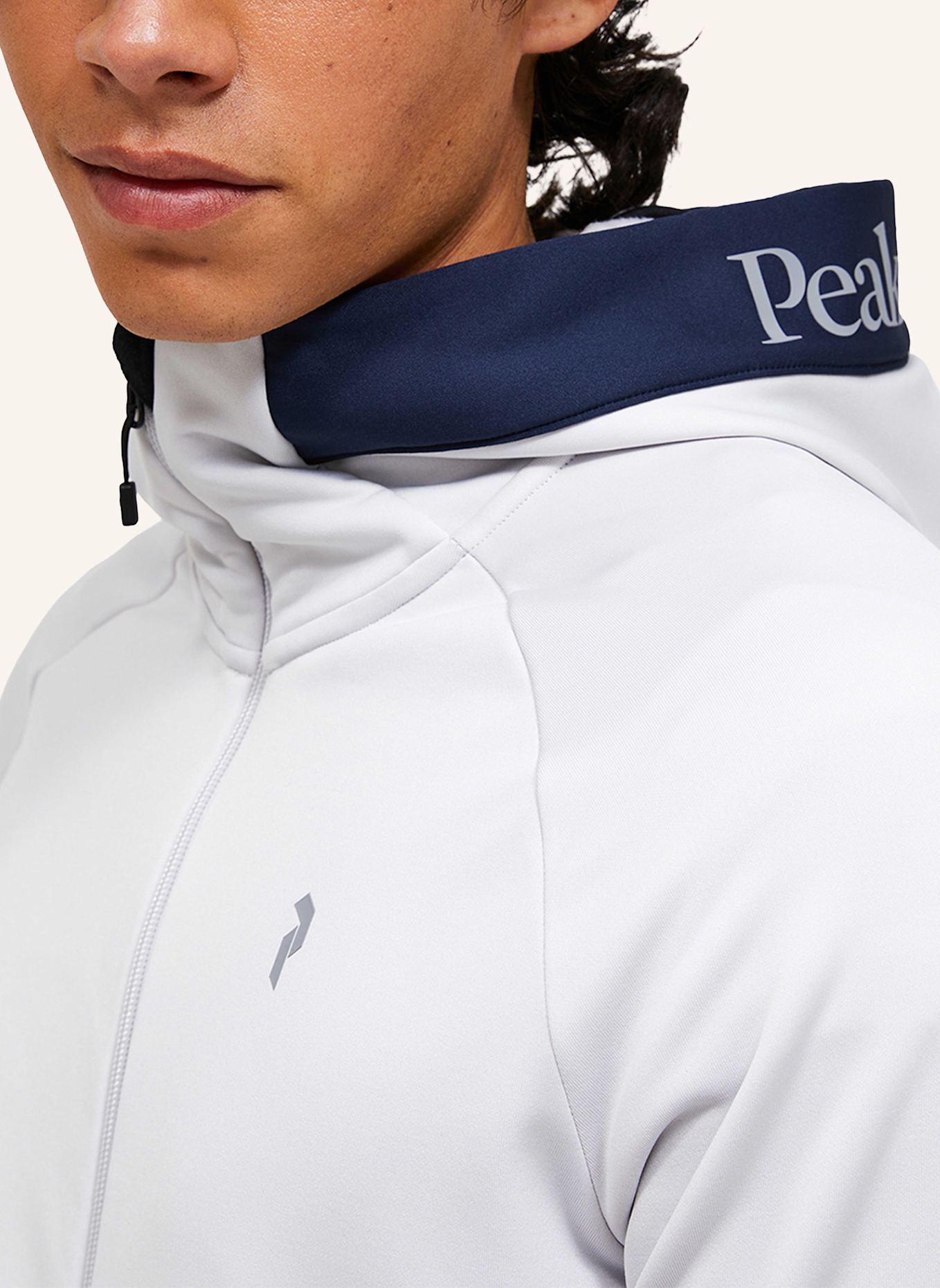 Peak Performance Midlayer-Jacke RIDER: HELLGRAU