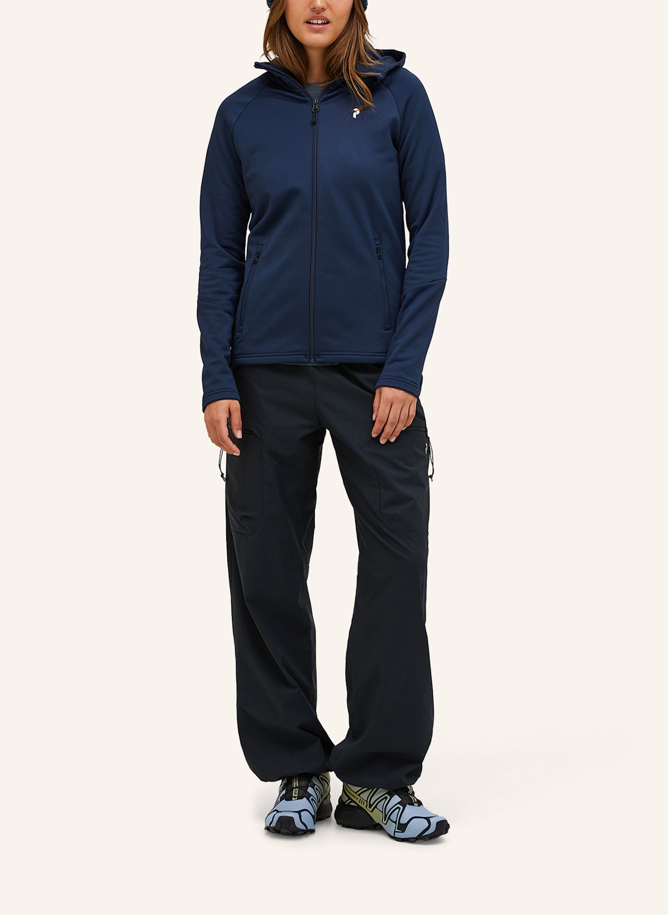 Peak Performance Midlayer-Jacke RIDER ESSENTIALS: DUNKELBLAU