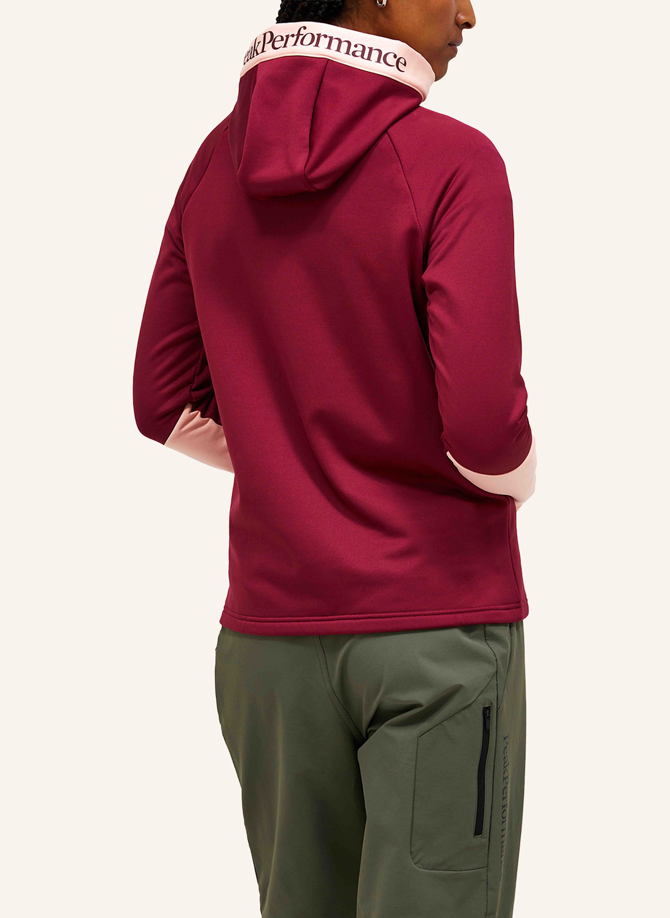 Peak Performance Midlayer-Jacke RIDER ESSENTIALS: ROT