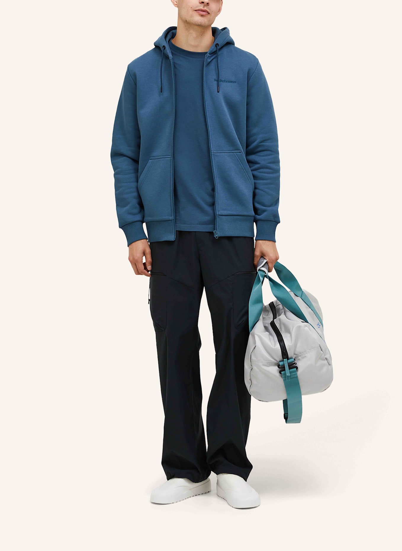 Peak Performance Kapuzensweatshirt: BLAU